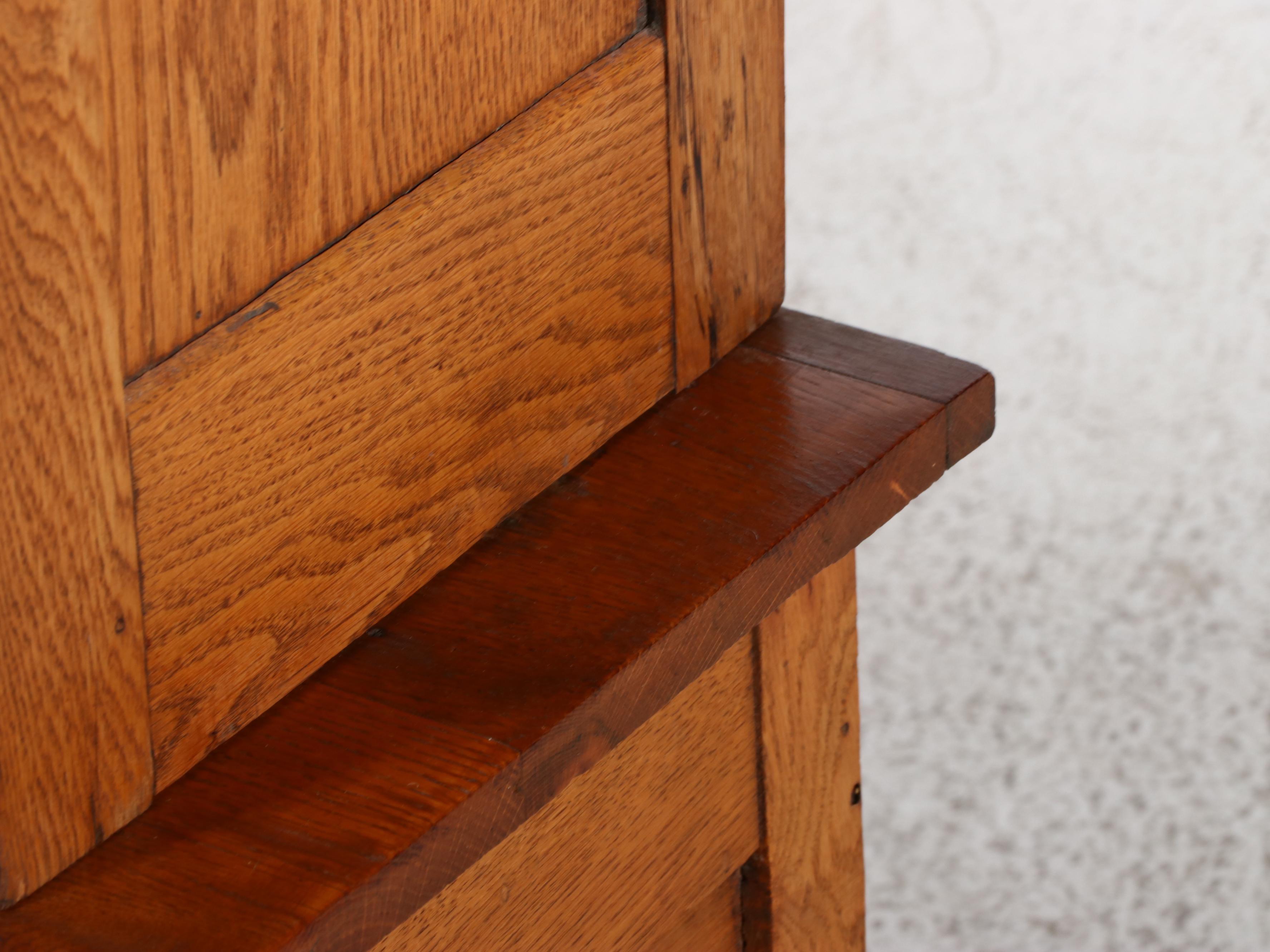 Victorian Oak Gentleman's Dresser, Early 20th Century