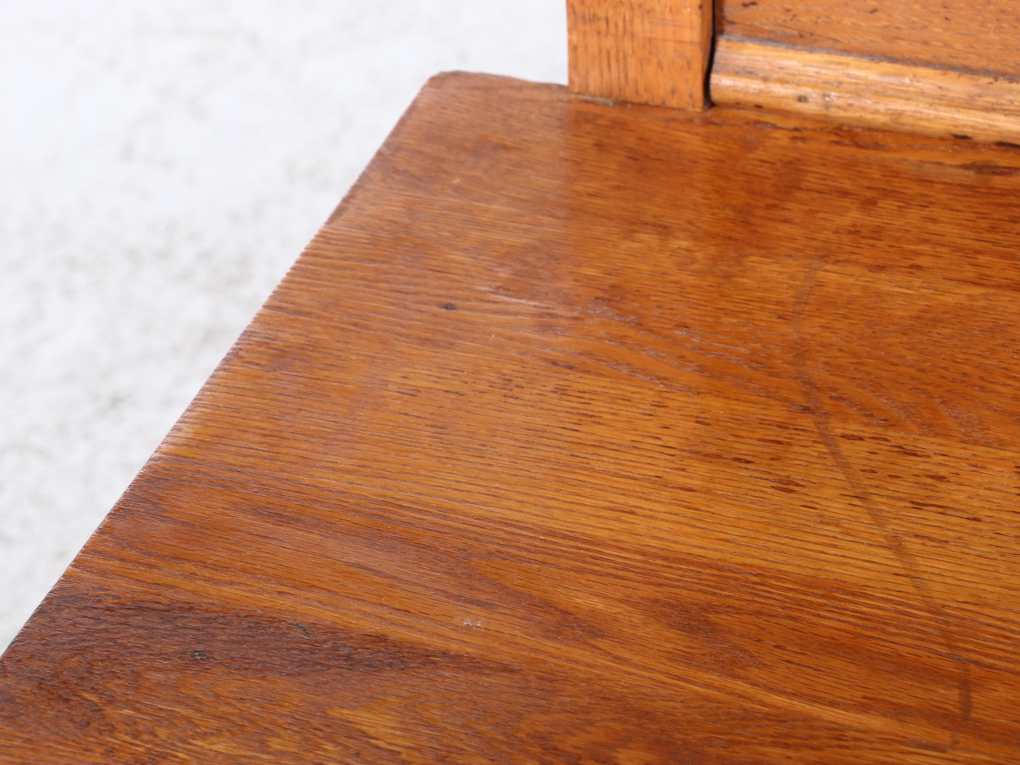 Victorian Oak Gentleman's Dresser, Early 20th Century