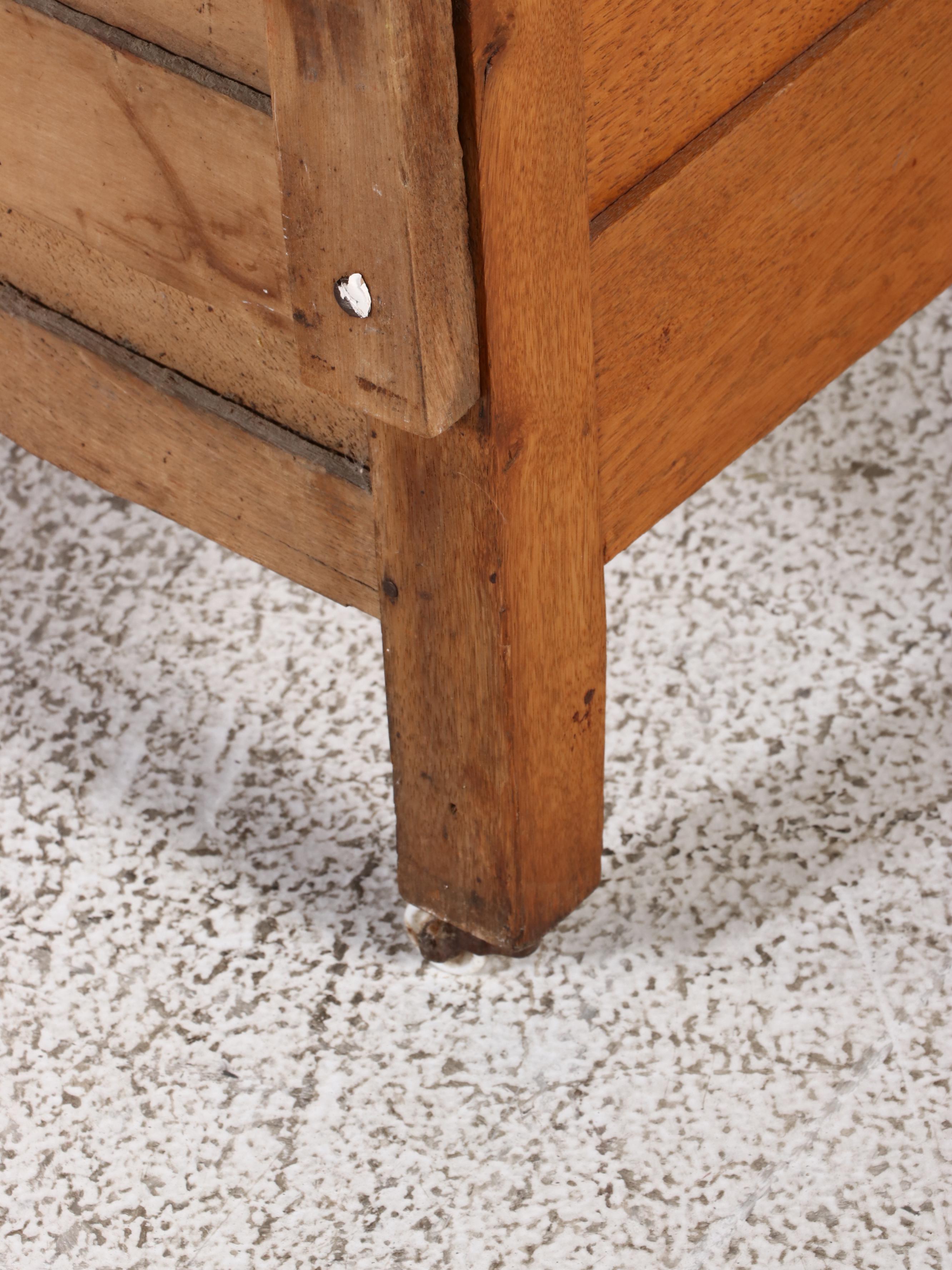 Victorian Oak Gentleman's Dresser, Early 20th Century