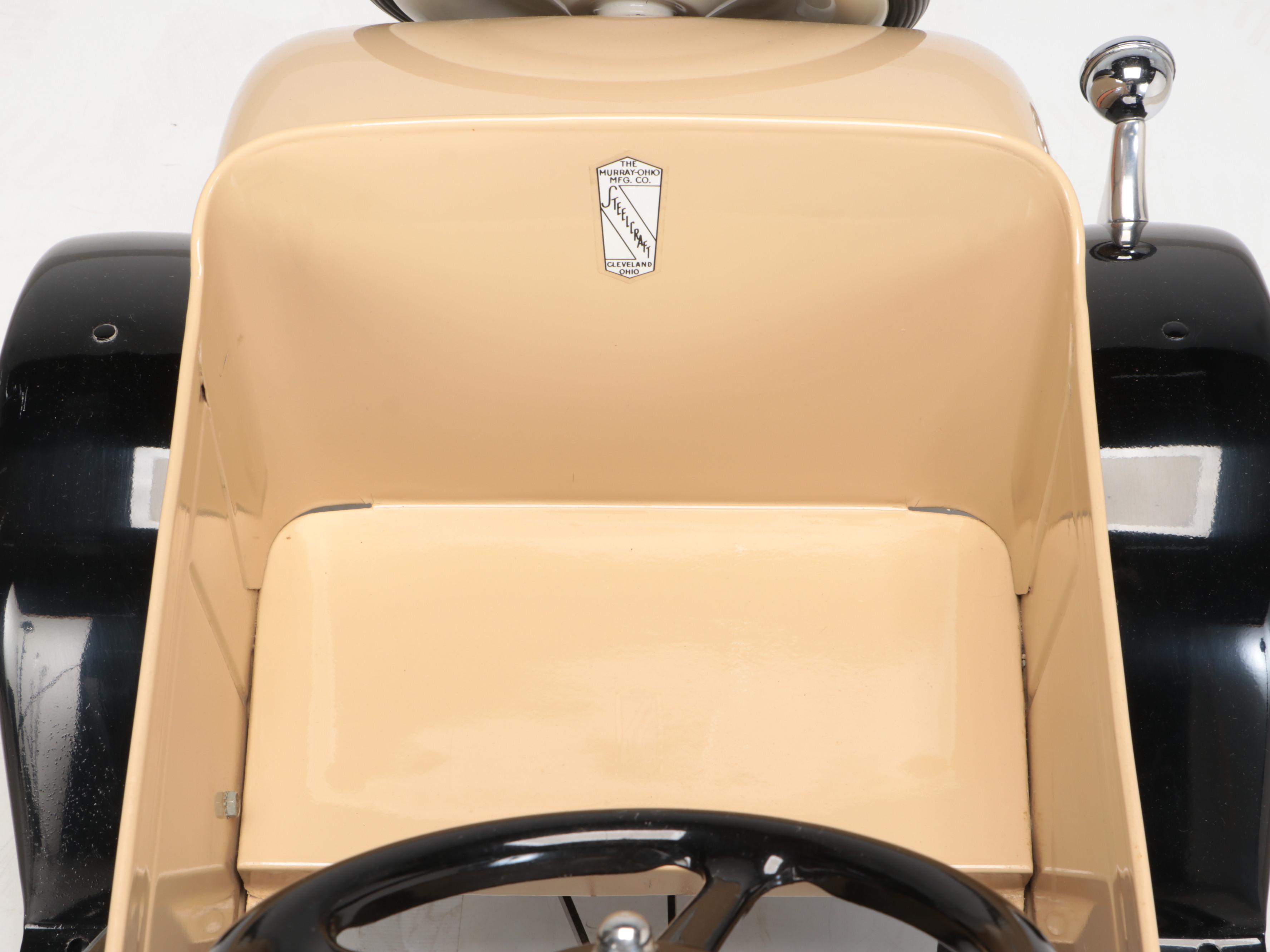 Restored Murray Steelcraft "Marmon" Metal Pedal Car, 1926