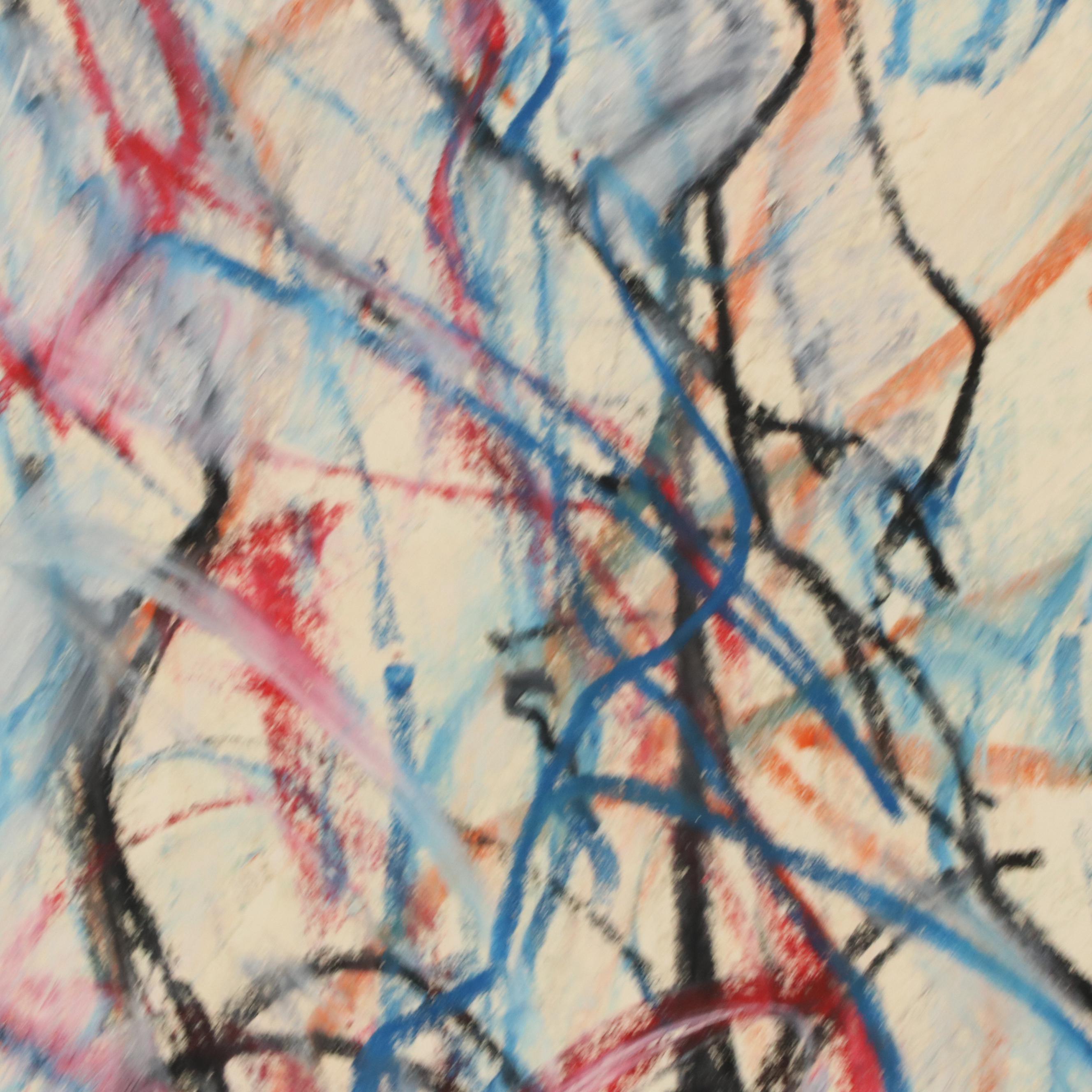 Jack Meanwell Expressionist Figurative Mixed Media Painting