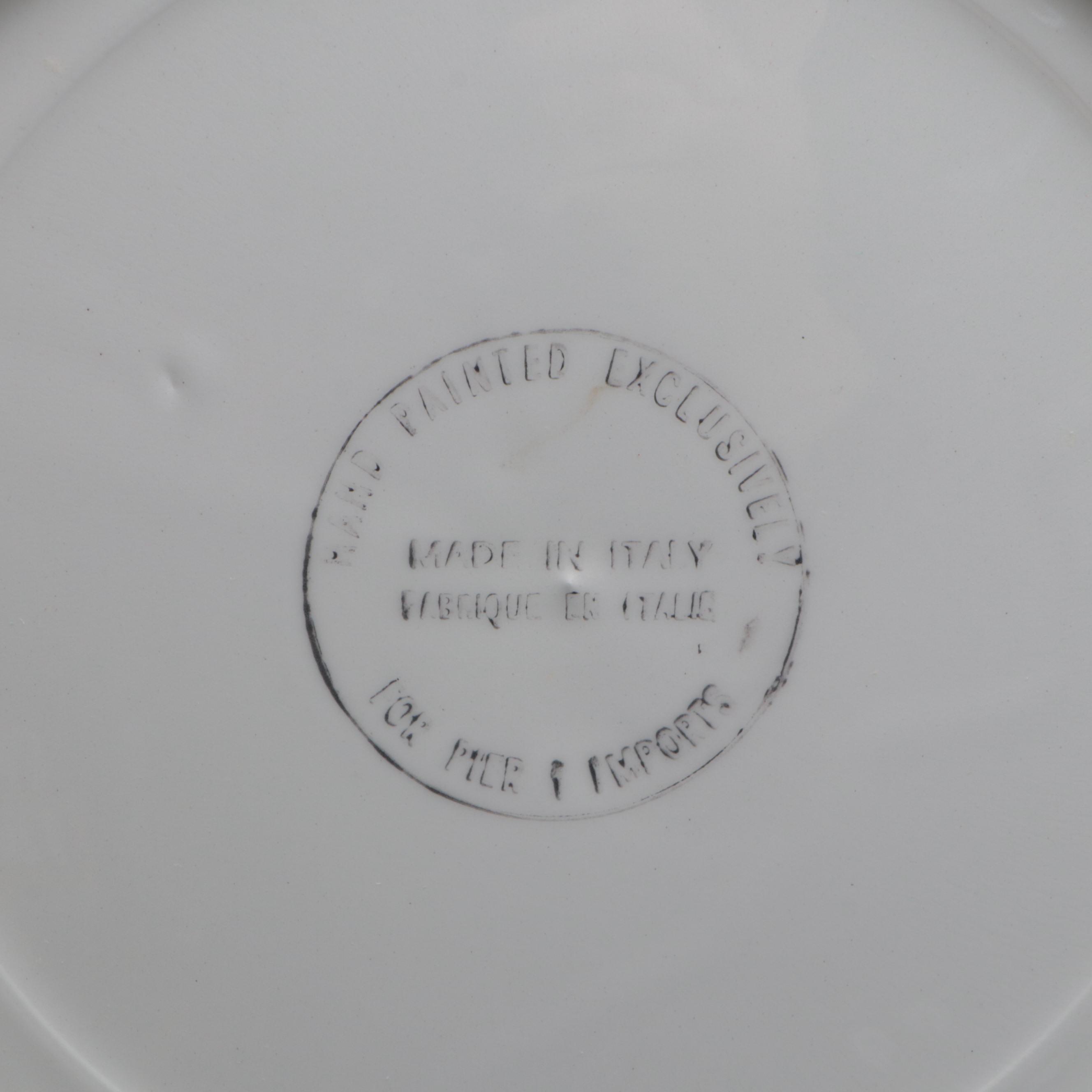 Pier 1 Imports Italian Earthenware Plates