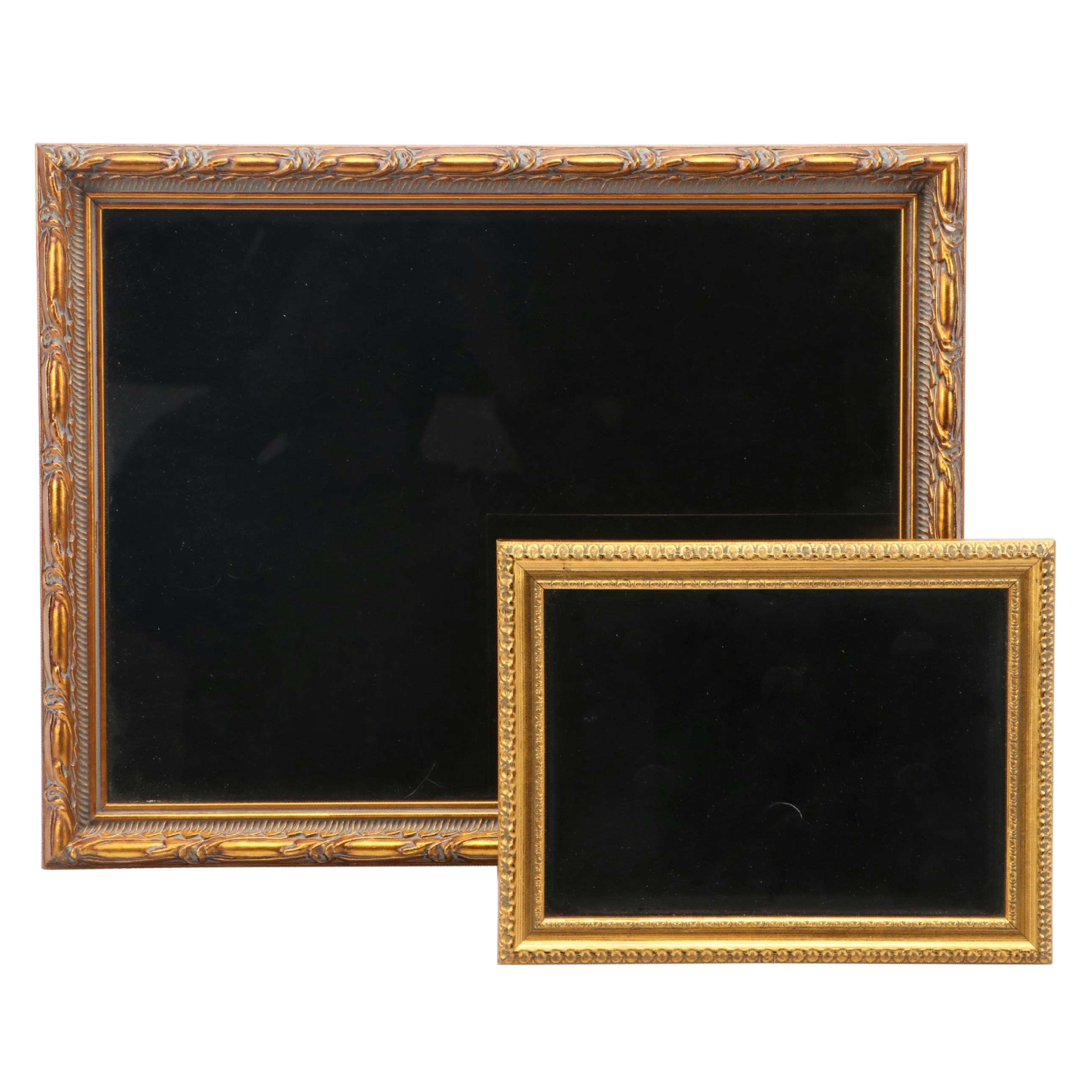 Victorian Style Gilt Resin Shadow Box Frames