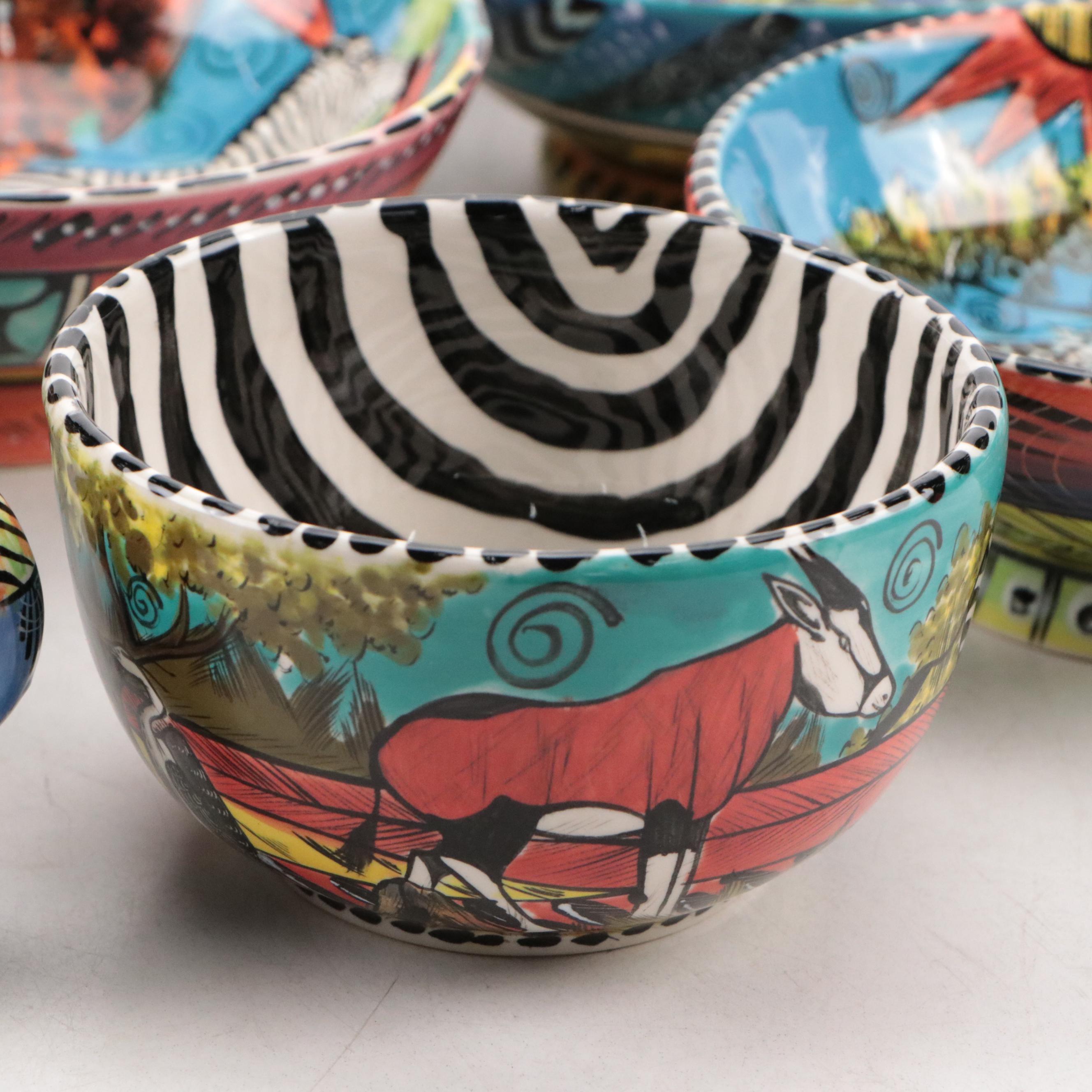 Penzo Hand-Painted Porcelain Dinnerware