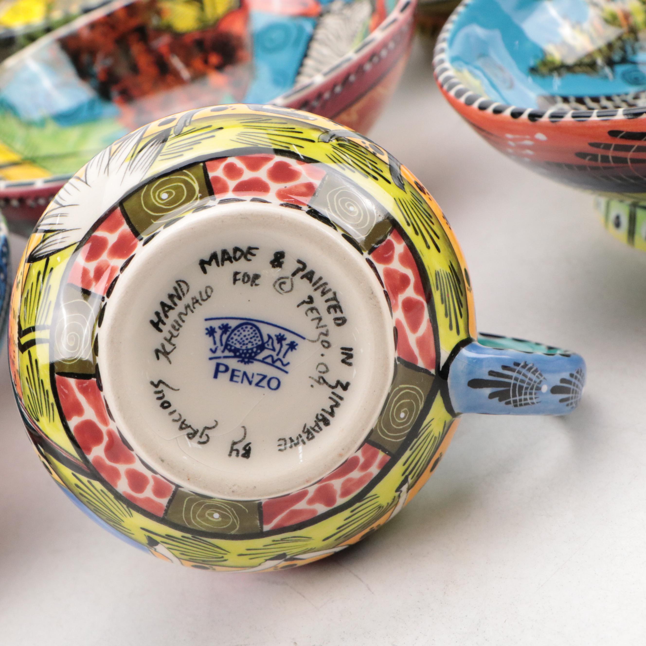 Penzo Hand-Painted Porcelain Dinnerware