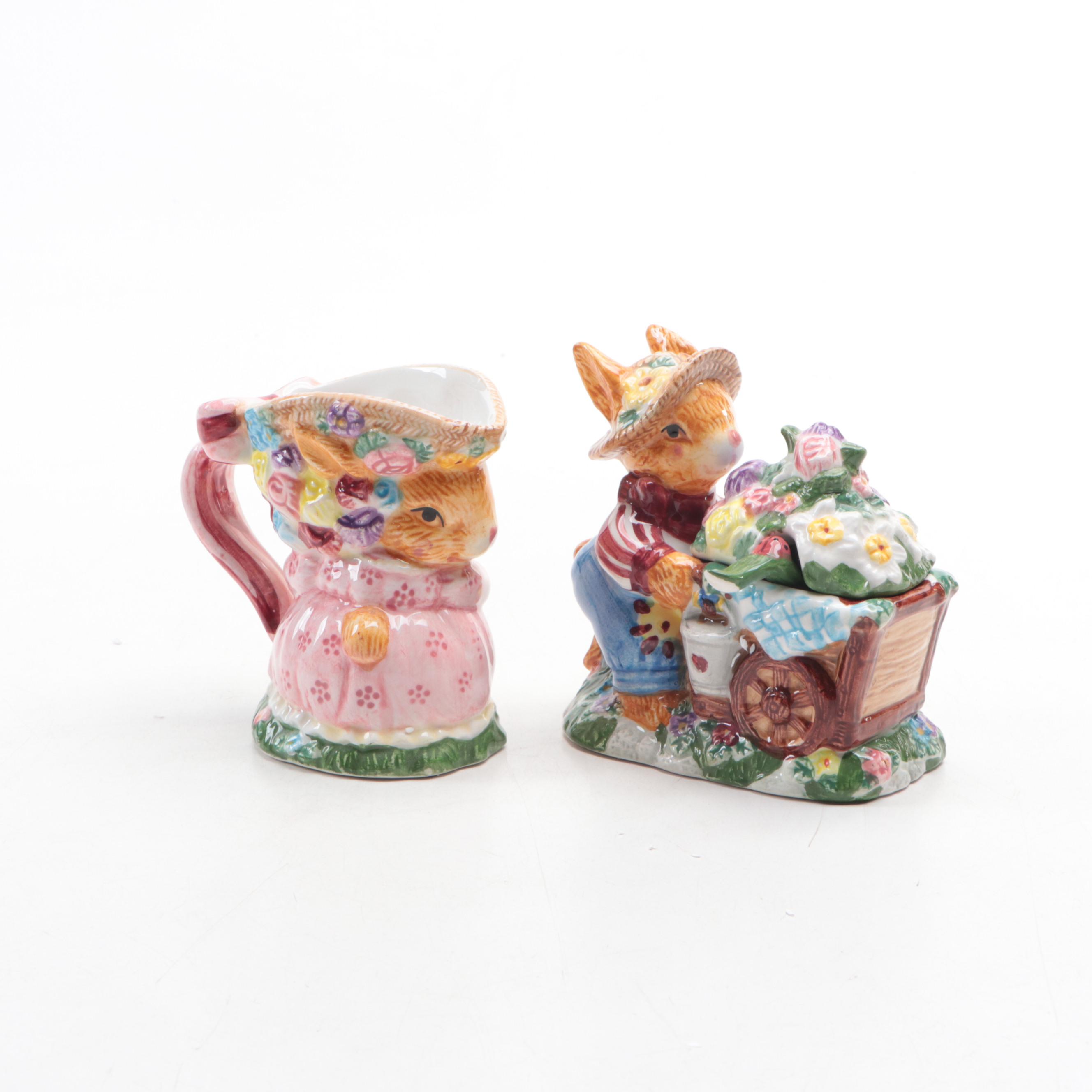 Mercuries Ceramic Springtime Tea Set