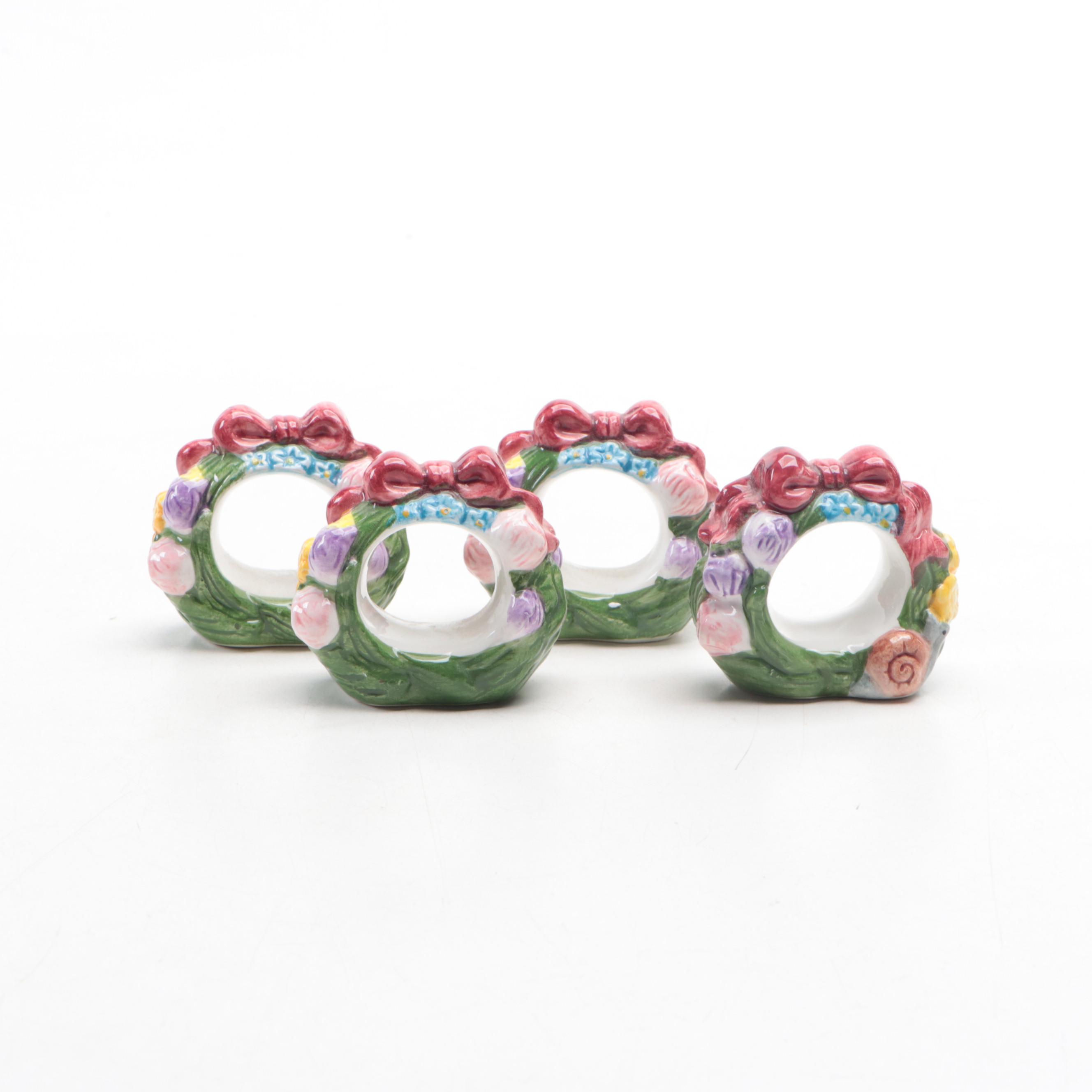 Mercuries Ceramic Springtime Tea Set