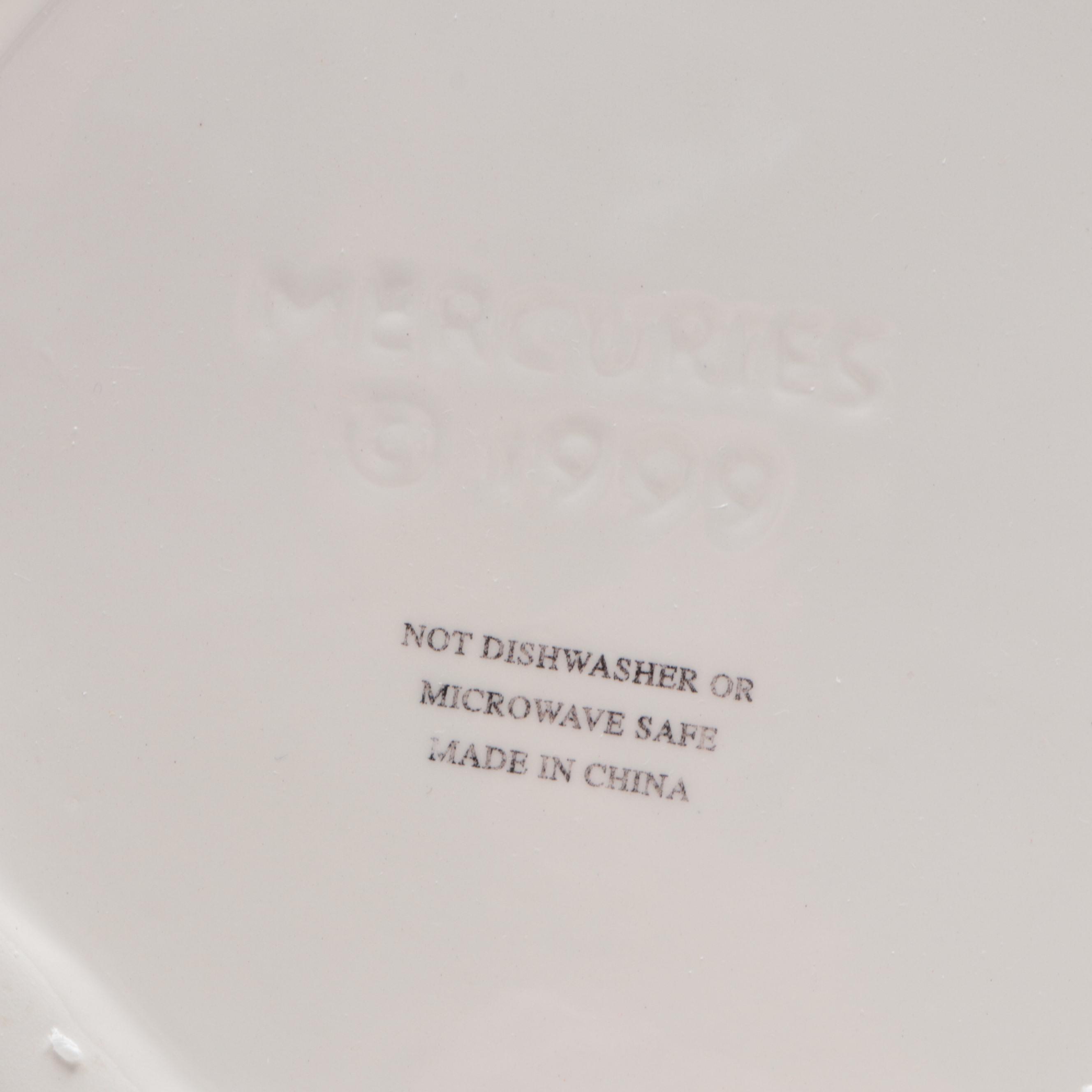 Mercuries Ceramic Springtime Tea Set