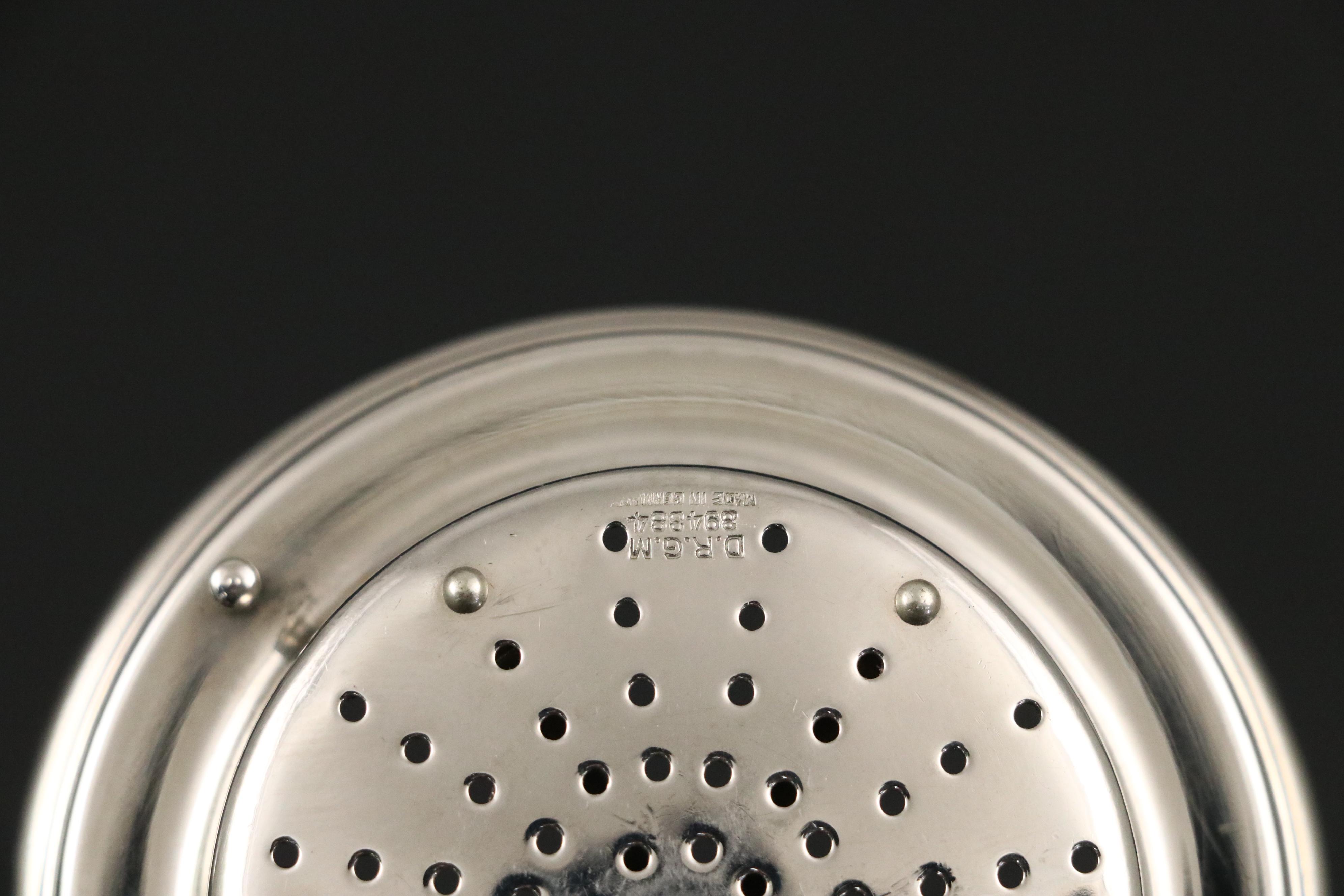 German Art Deco Cocktail Shaker Sets with Travel Cups and Cocktail Recipe Stand