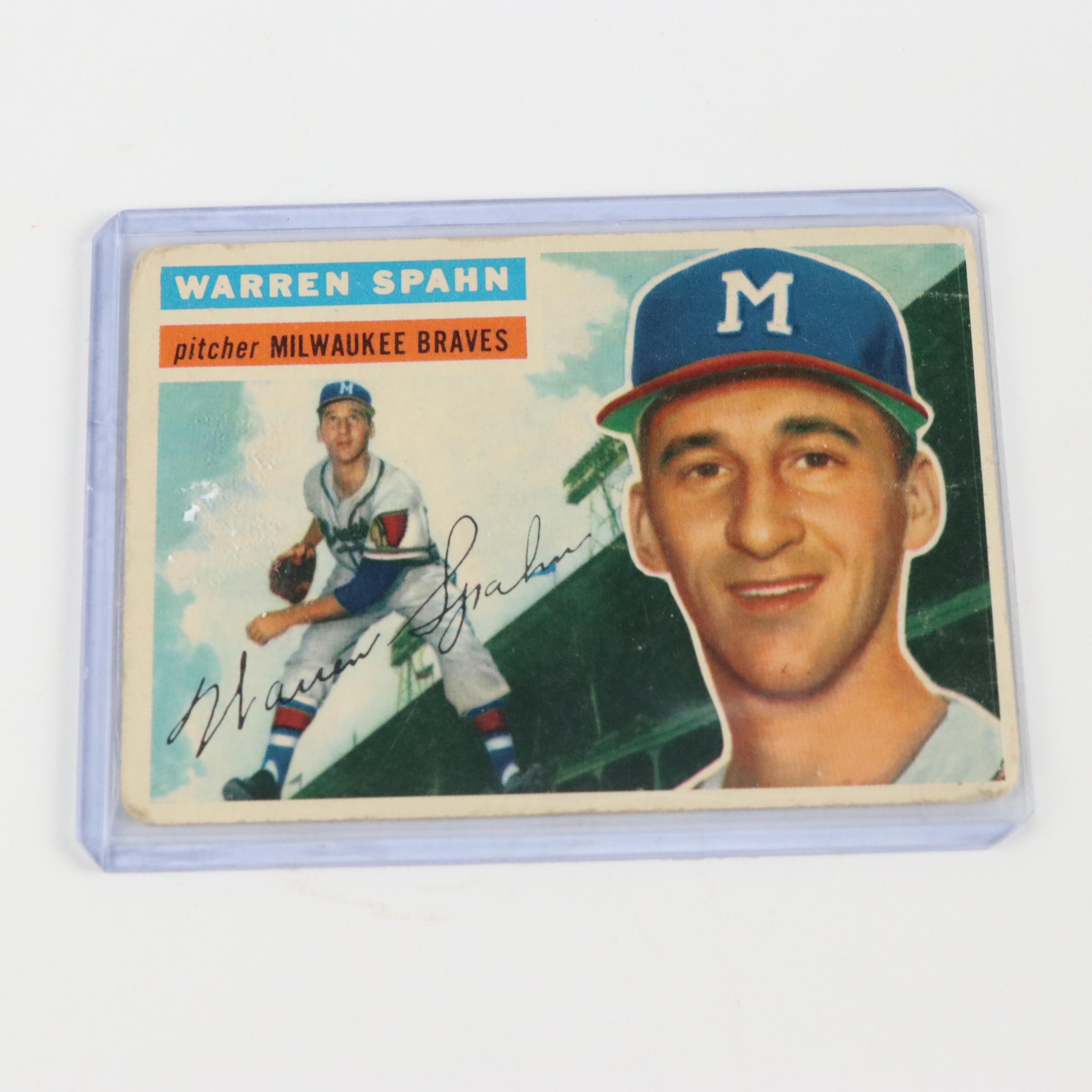 1950s–1960s Topps Warren Spahn Baseball Cards