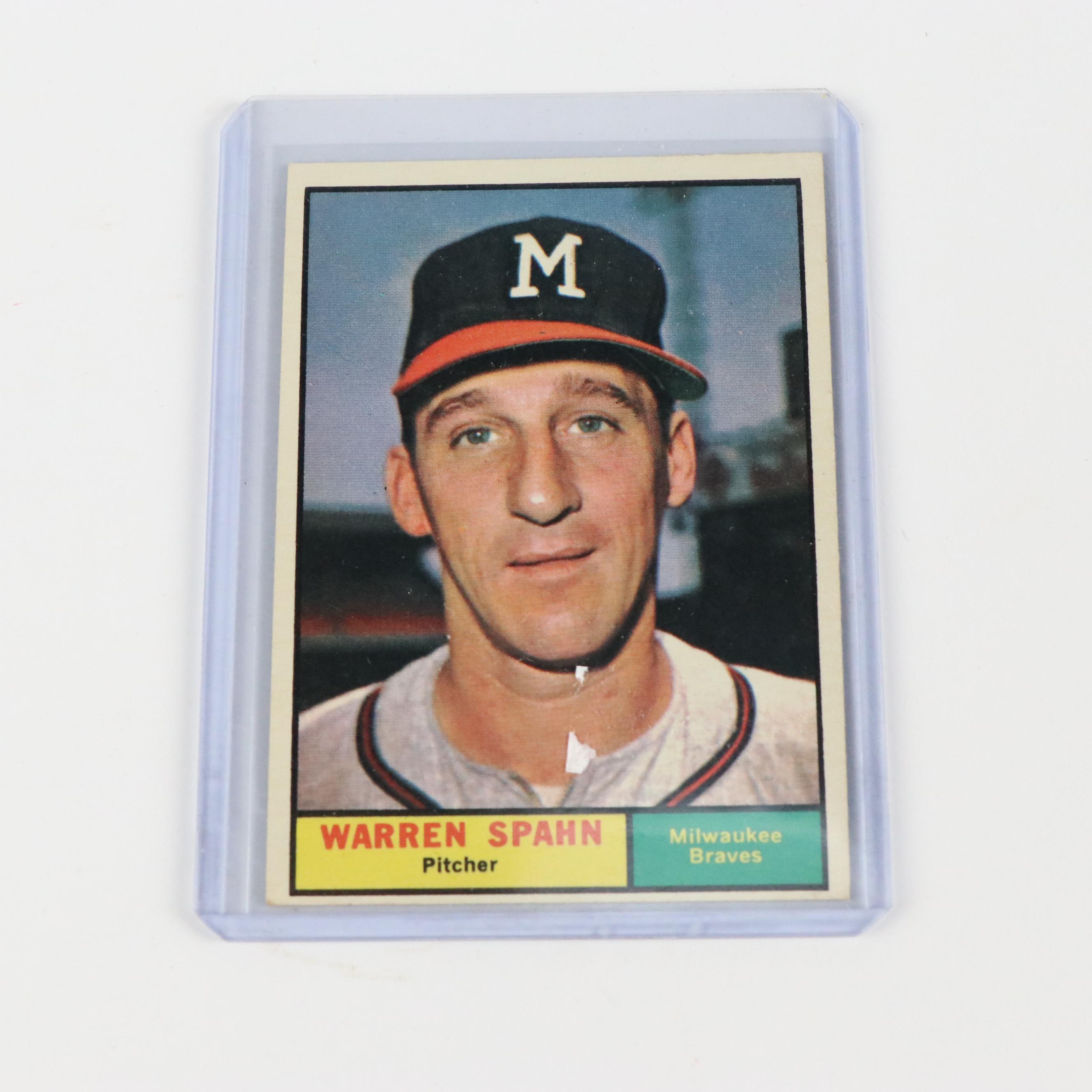 1950s–1960s Topps Warren Spahn Baseball Cards