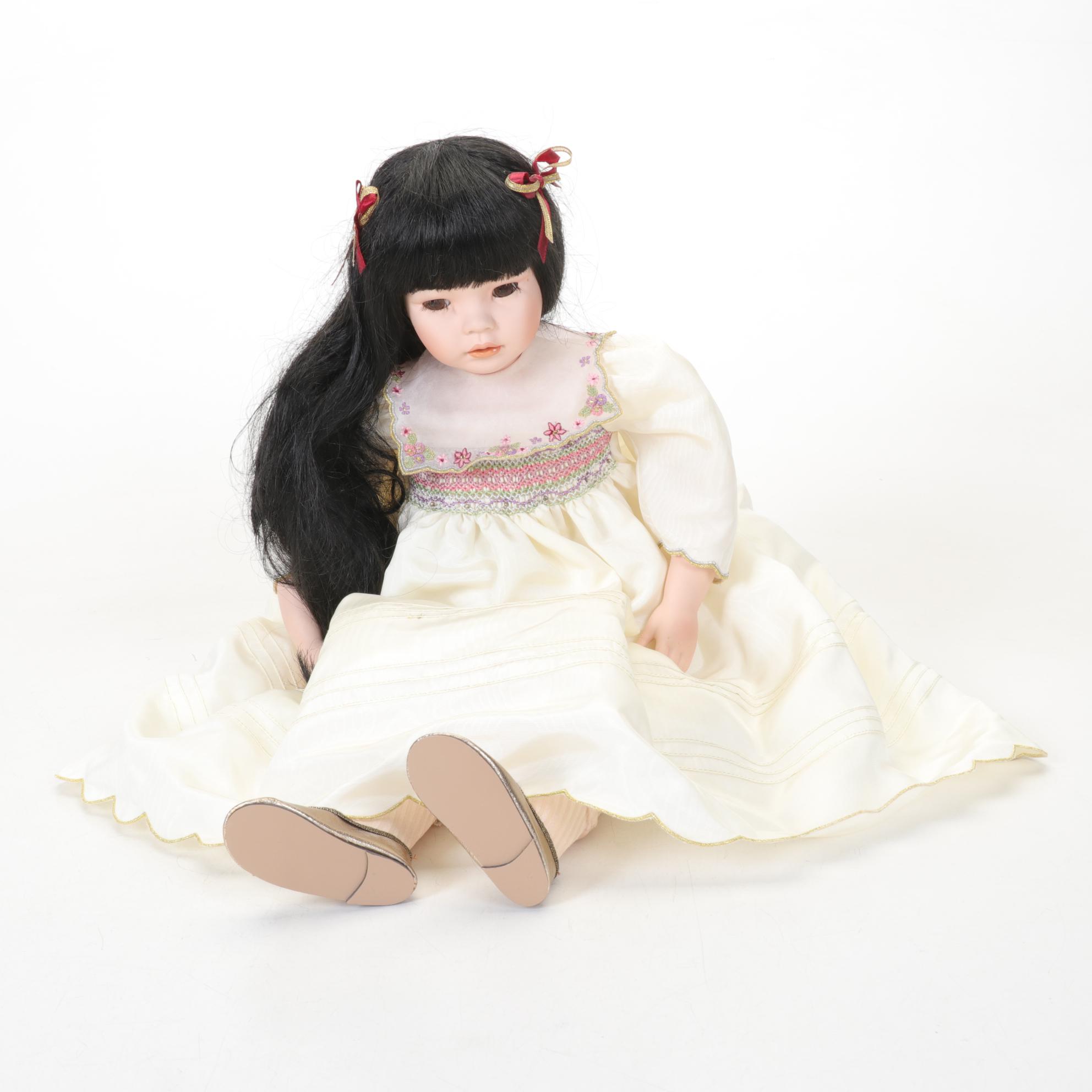 Pauline's Dolls "Little Trudy" and Other Porcelain Dolls