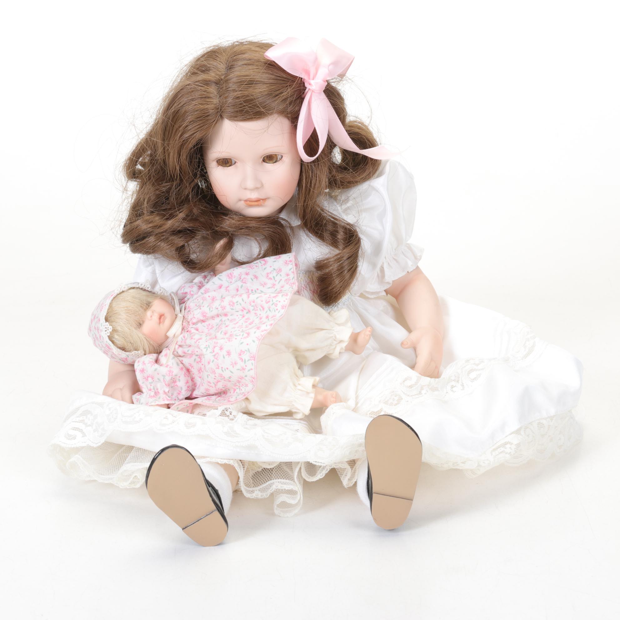 Pauline's Dolls "Little Trudy" and Other Porcelain Dolls