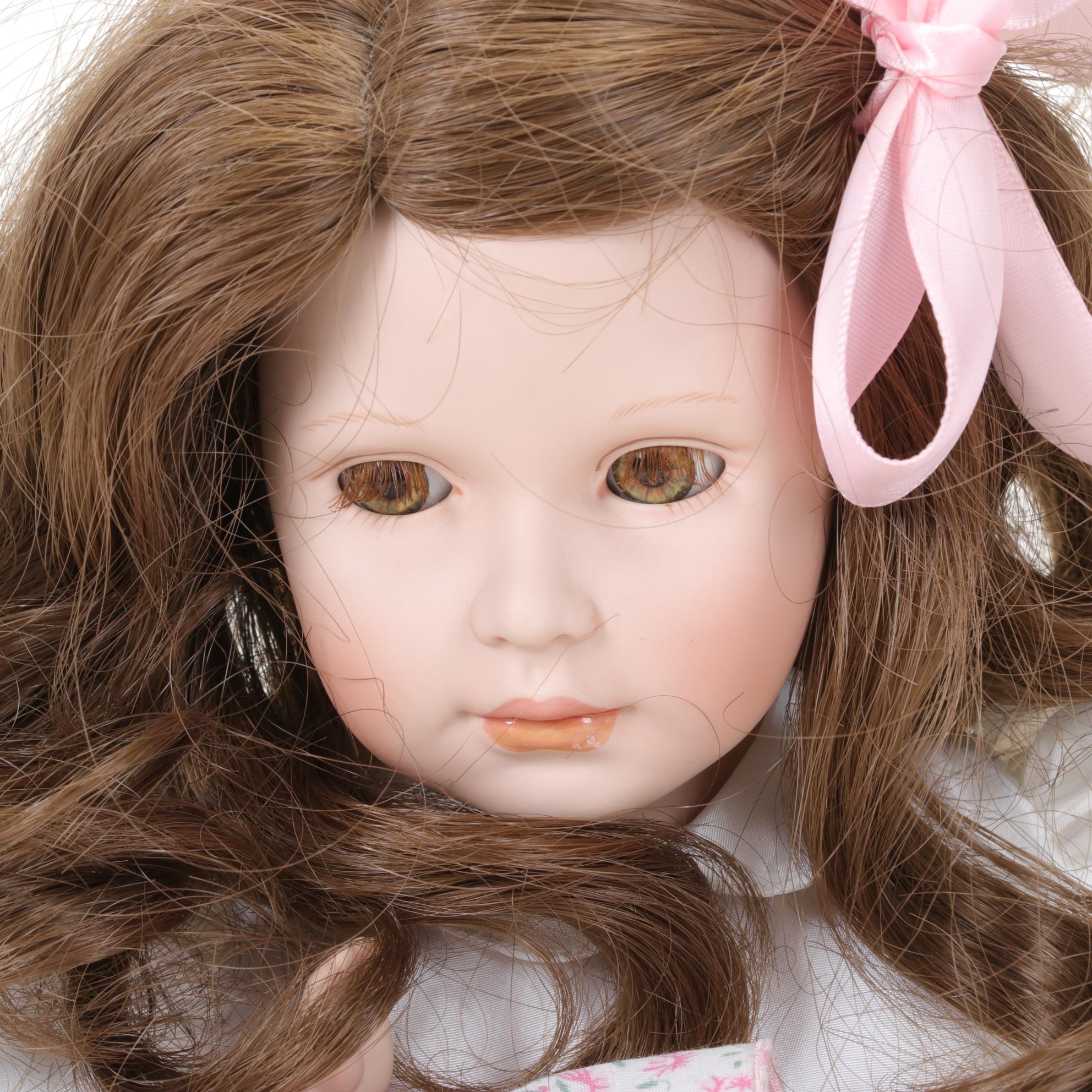 Pauline's Dolls "Little Trudy" and Other Porcelain Dolls