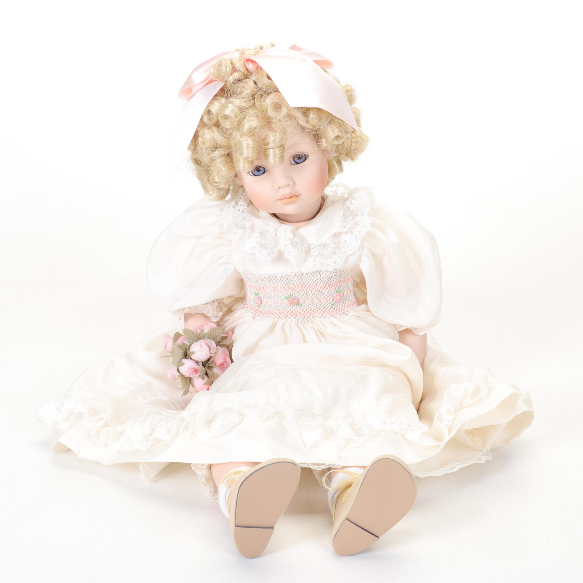 Pauline's Dolls "Little Trudy" and Other Porcelain Dolls
