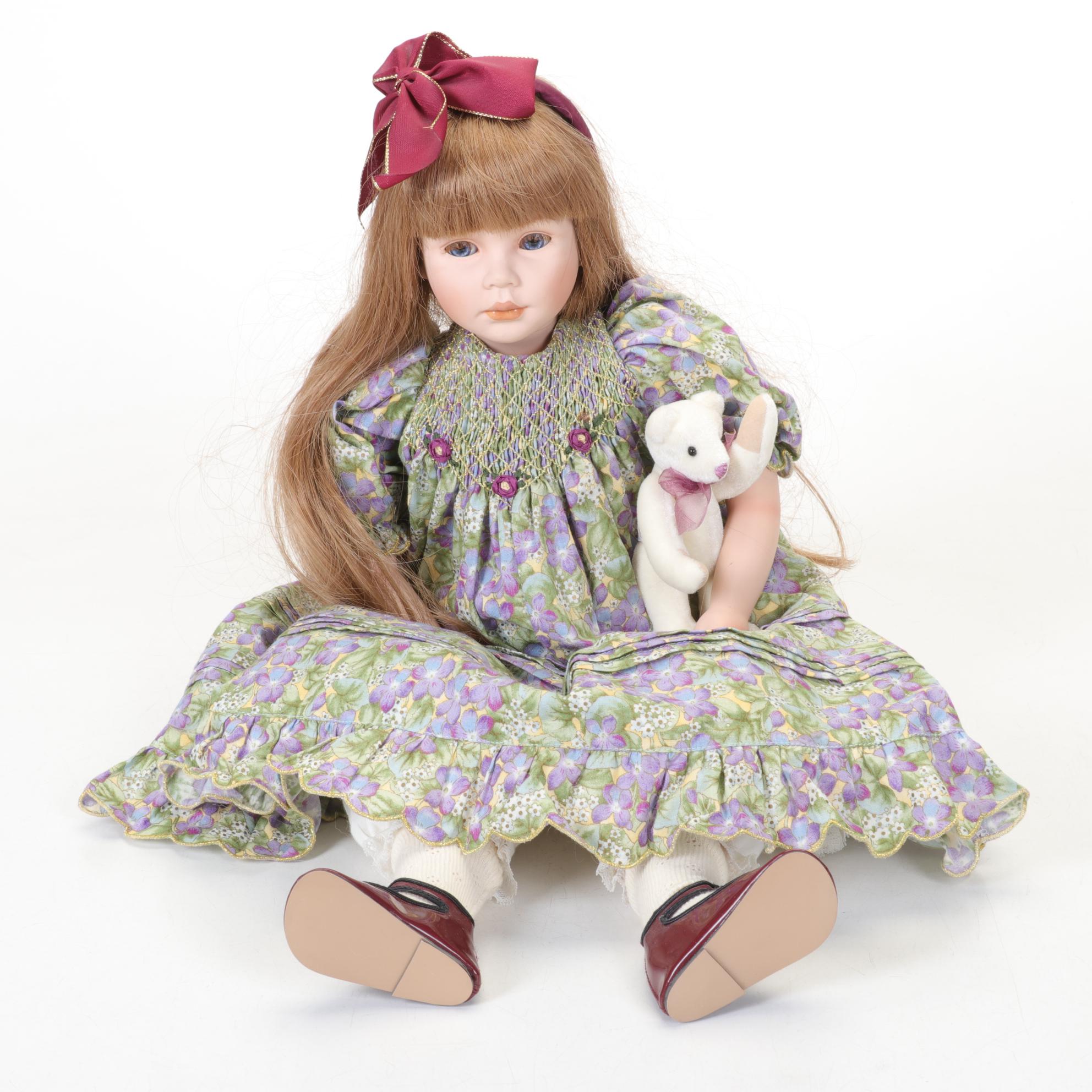 Pauline's Dolls "Little Trudy" and Other Porcelain Dolls