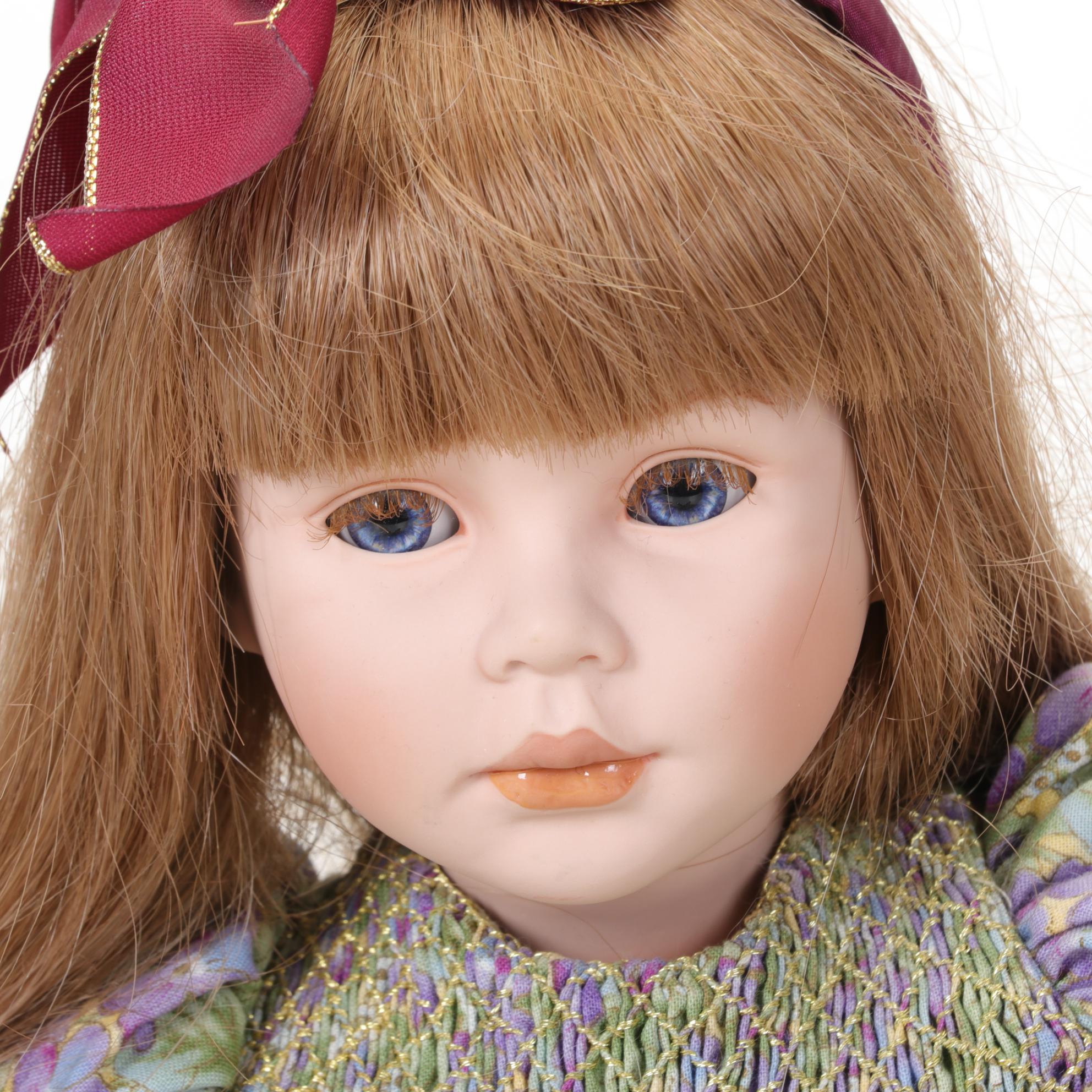 Pauline's Dolls "Little Trudy" and Other Porcelain Dolls