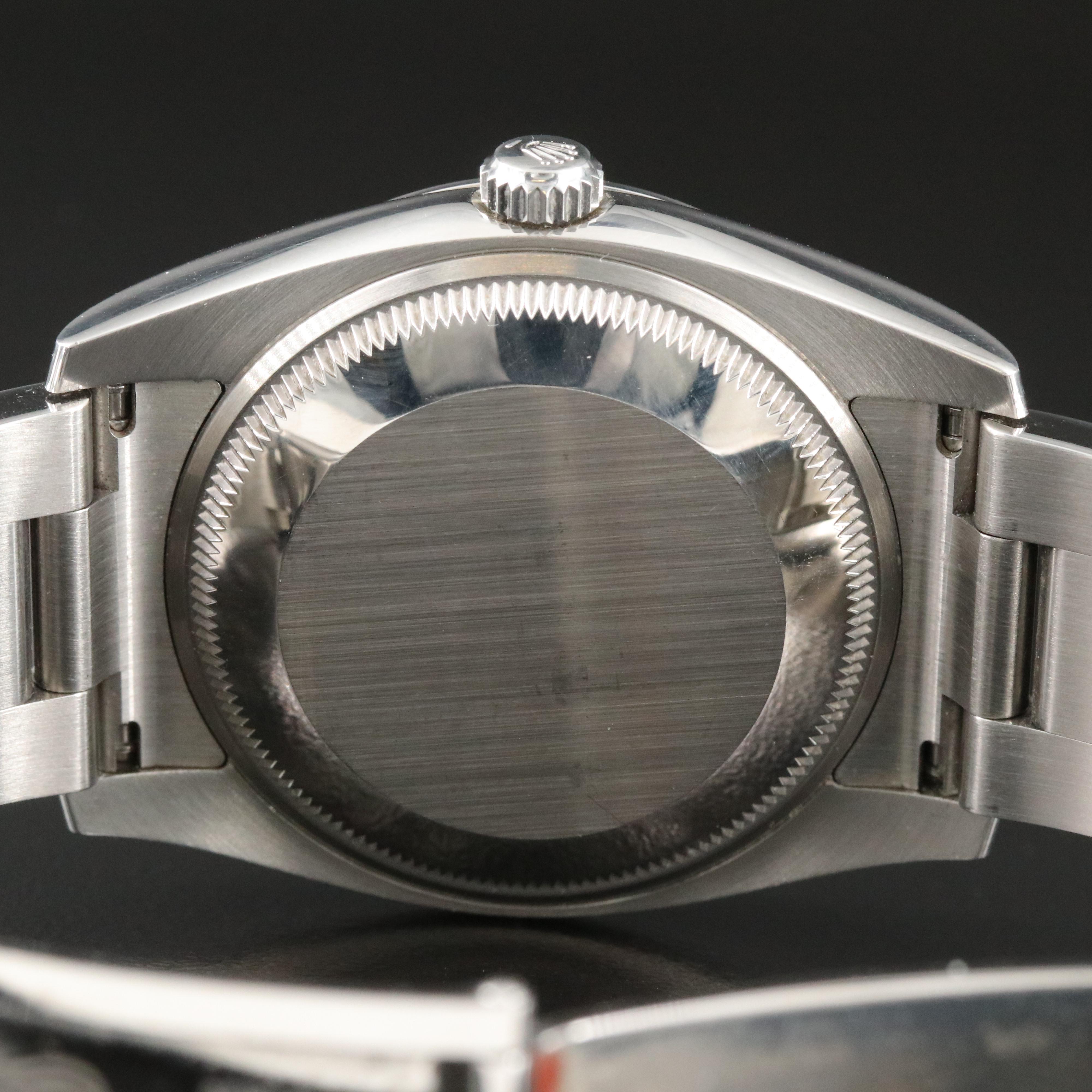 Rolex Oyster Perpetual Date 115200 White Dial Steel Automatic Watch