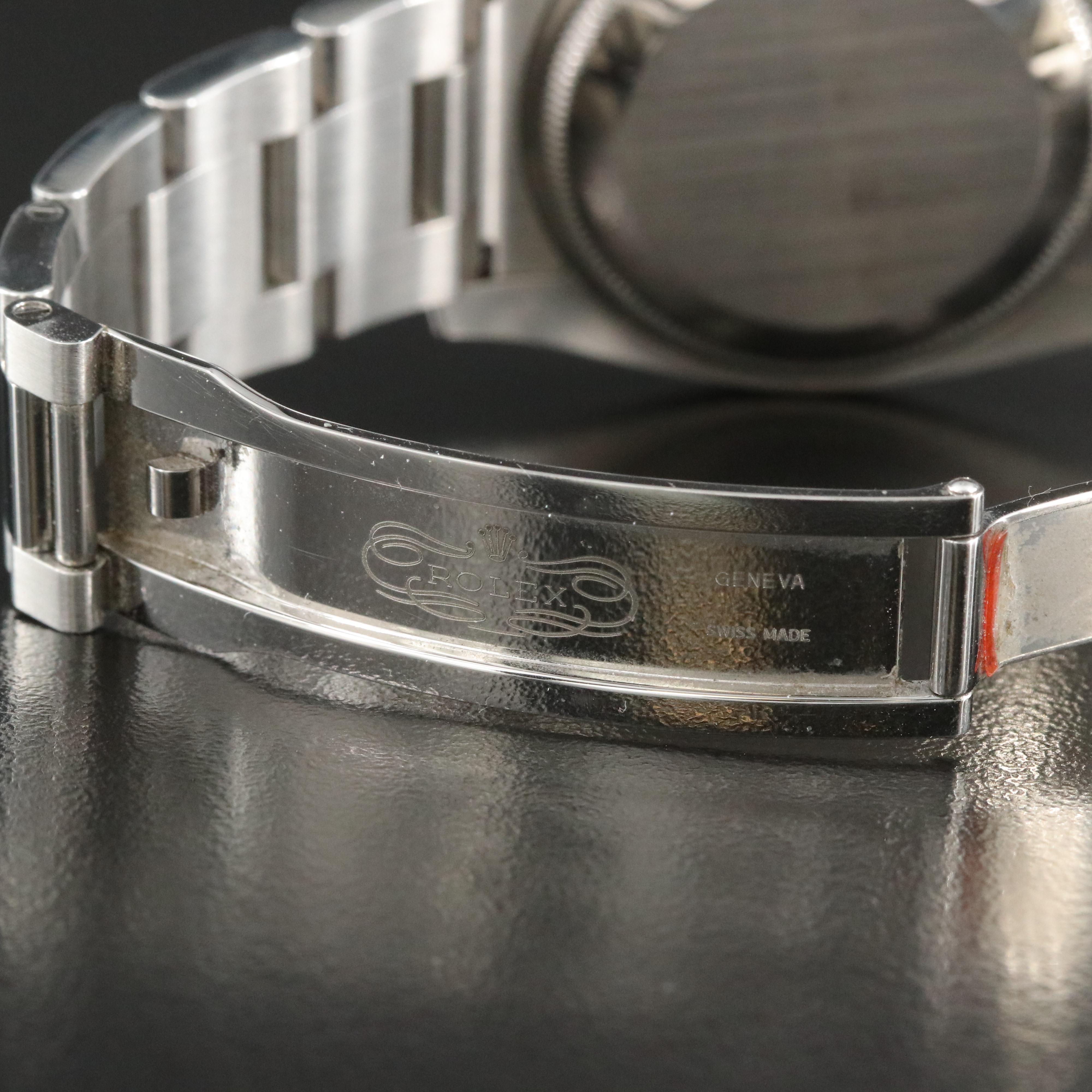 Rolex Oyster Perpetual Date 115200 White Dial Steel Automatic Watch