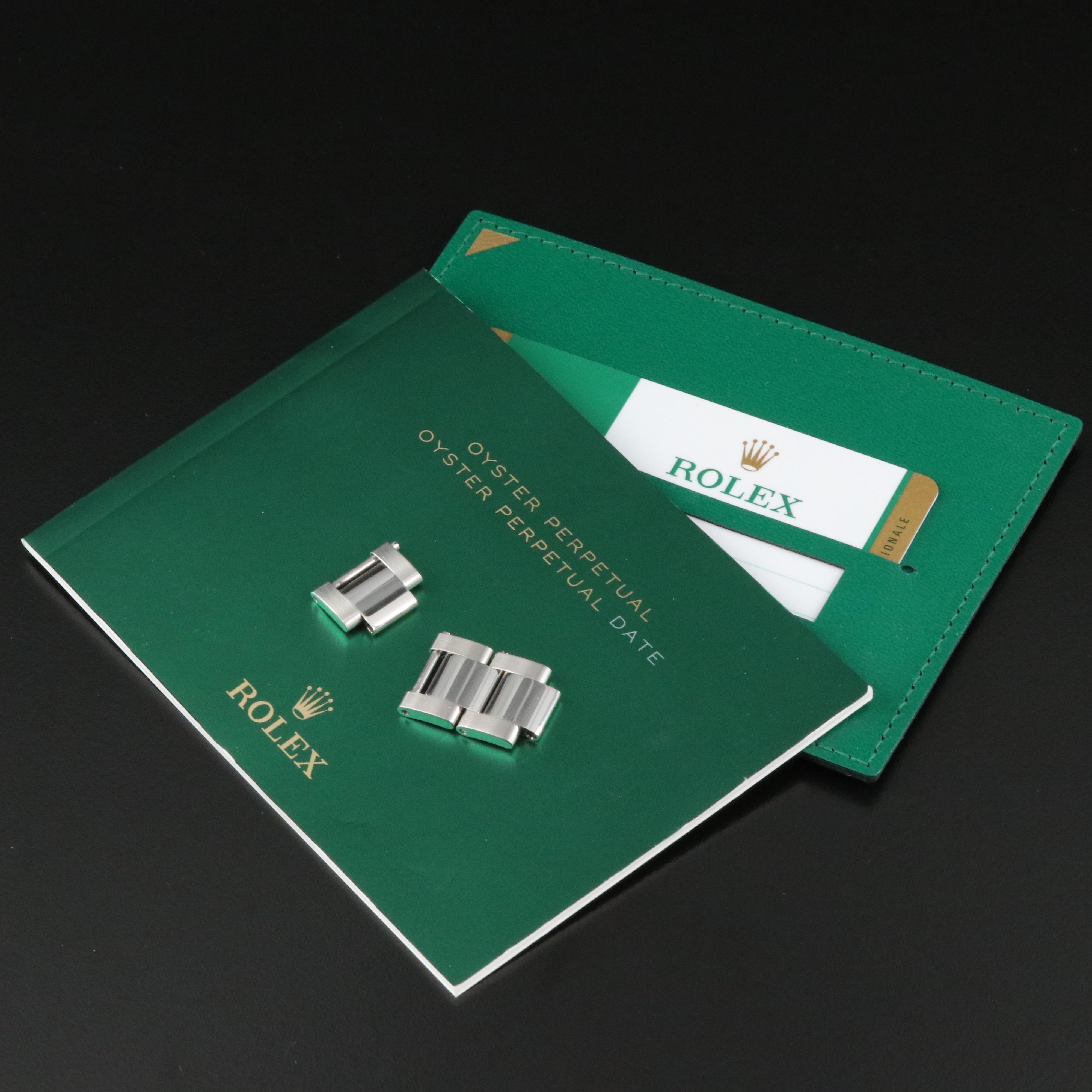 Rolex Oyster Perpetual Date 115200 White Dial Steel Automatic Watch