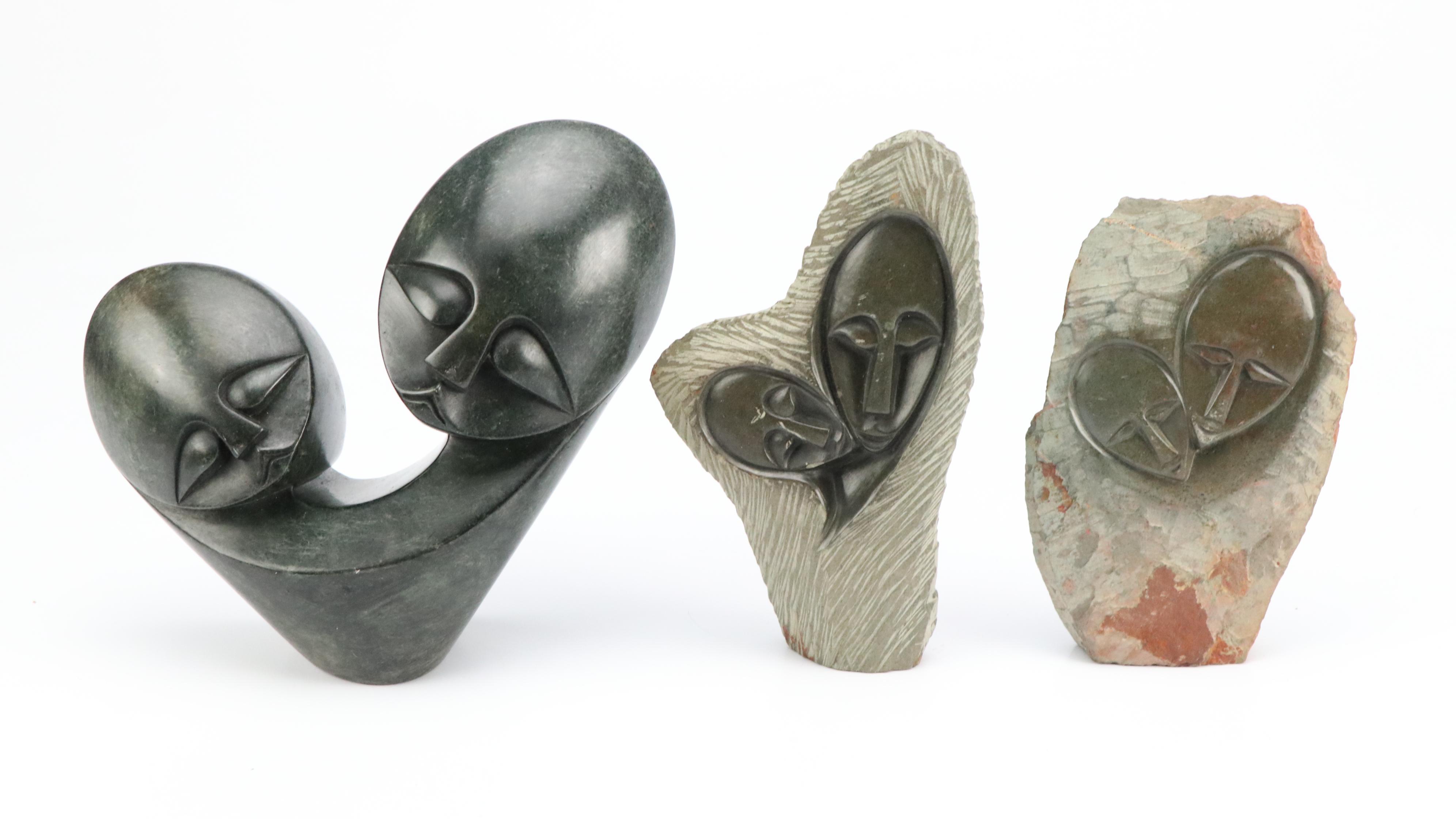 Shona Hand-Carved Stone "Lovers"