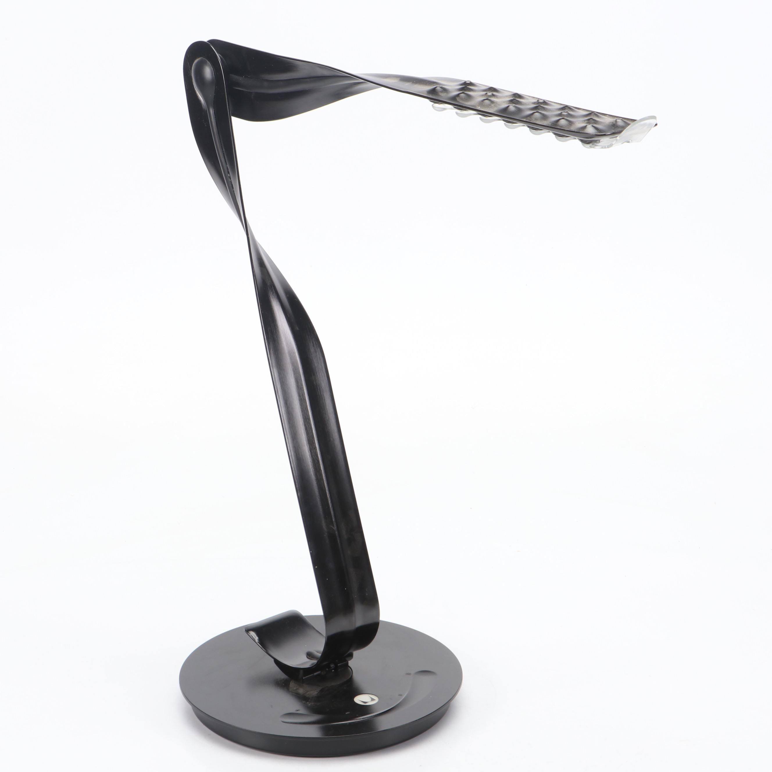 Herman Miller "Leaf" Black Metal and LED Desk Lamp, 2006
