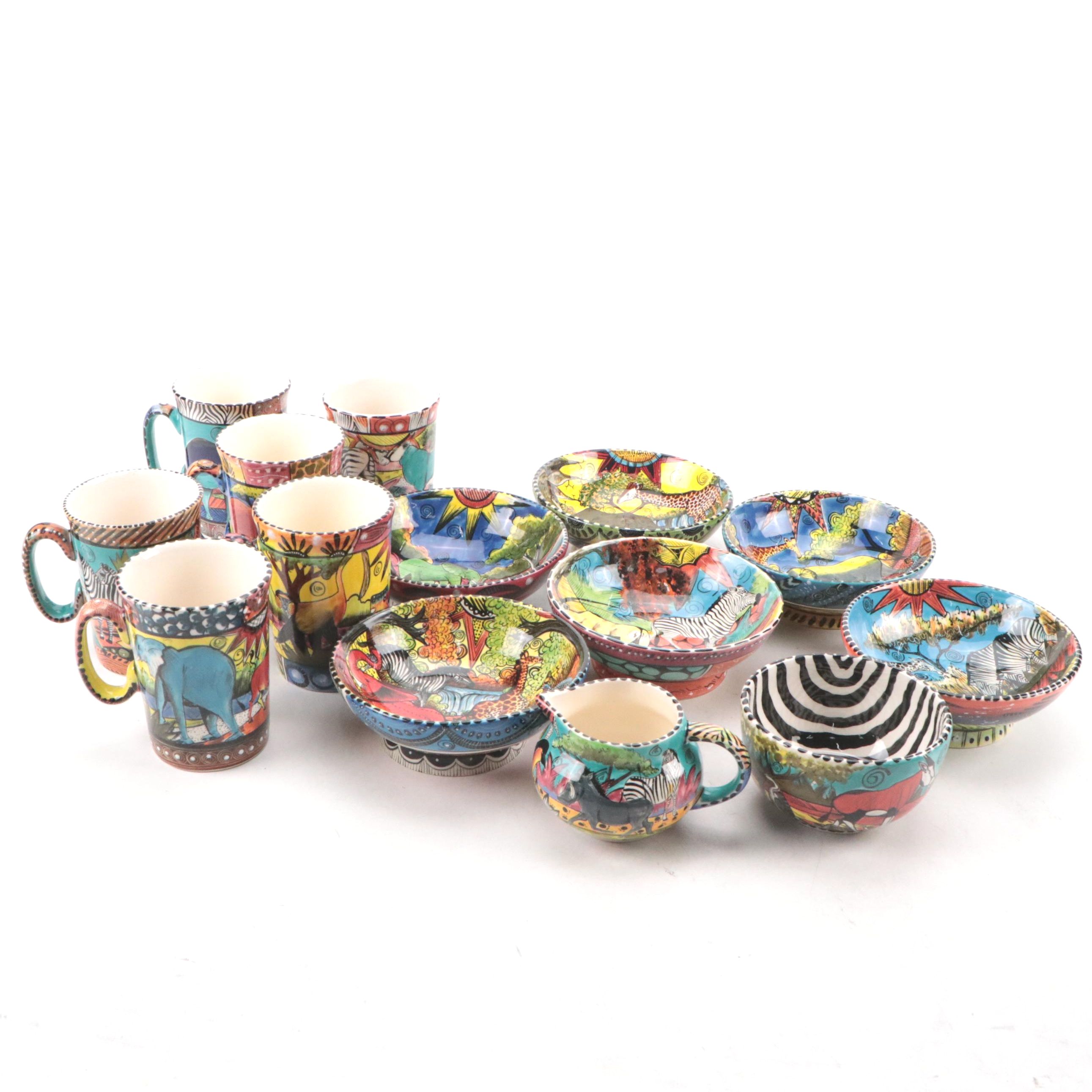 Penzo Hand-Painted Porcelain Dinnerware