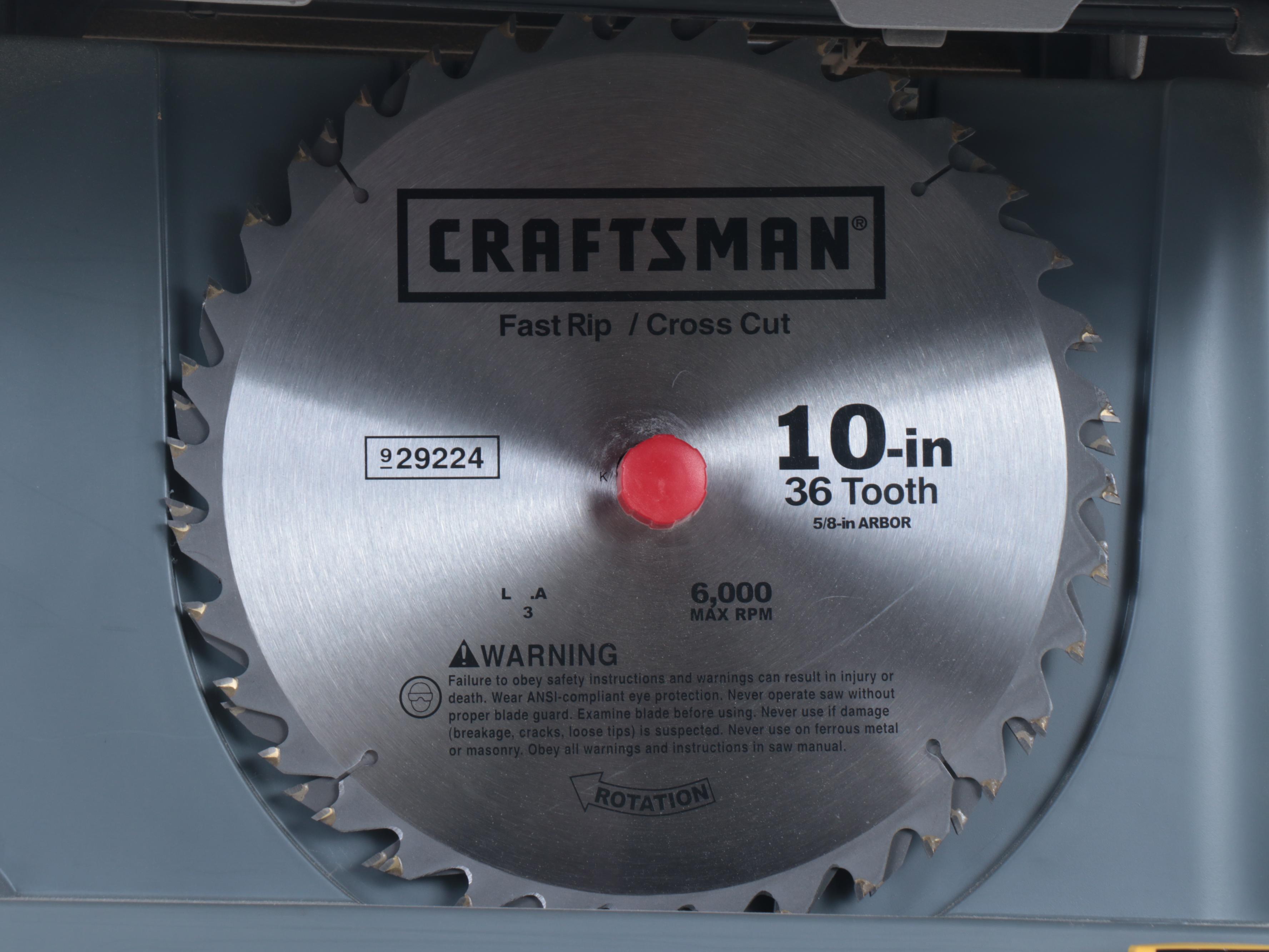 Craftsman Table Saw with Laser Trac