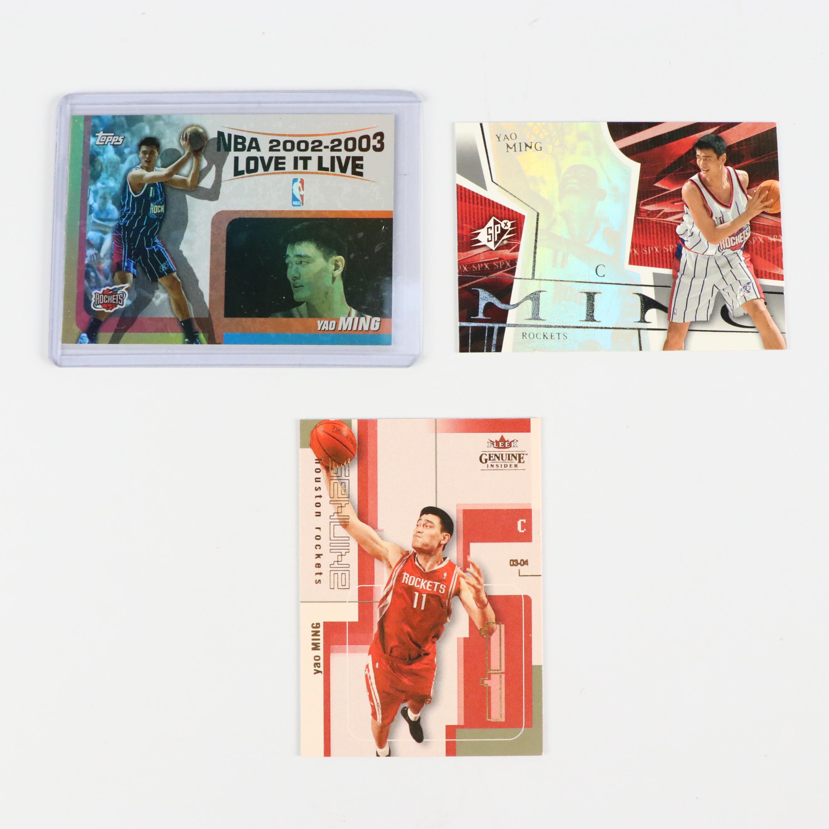 1990s–2000s Derek Jeter, Ken Griffey, Jr., Ichiro and Yao Ming Trading Cards