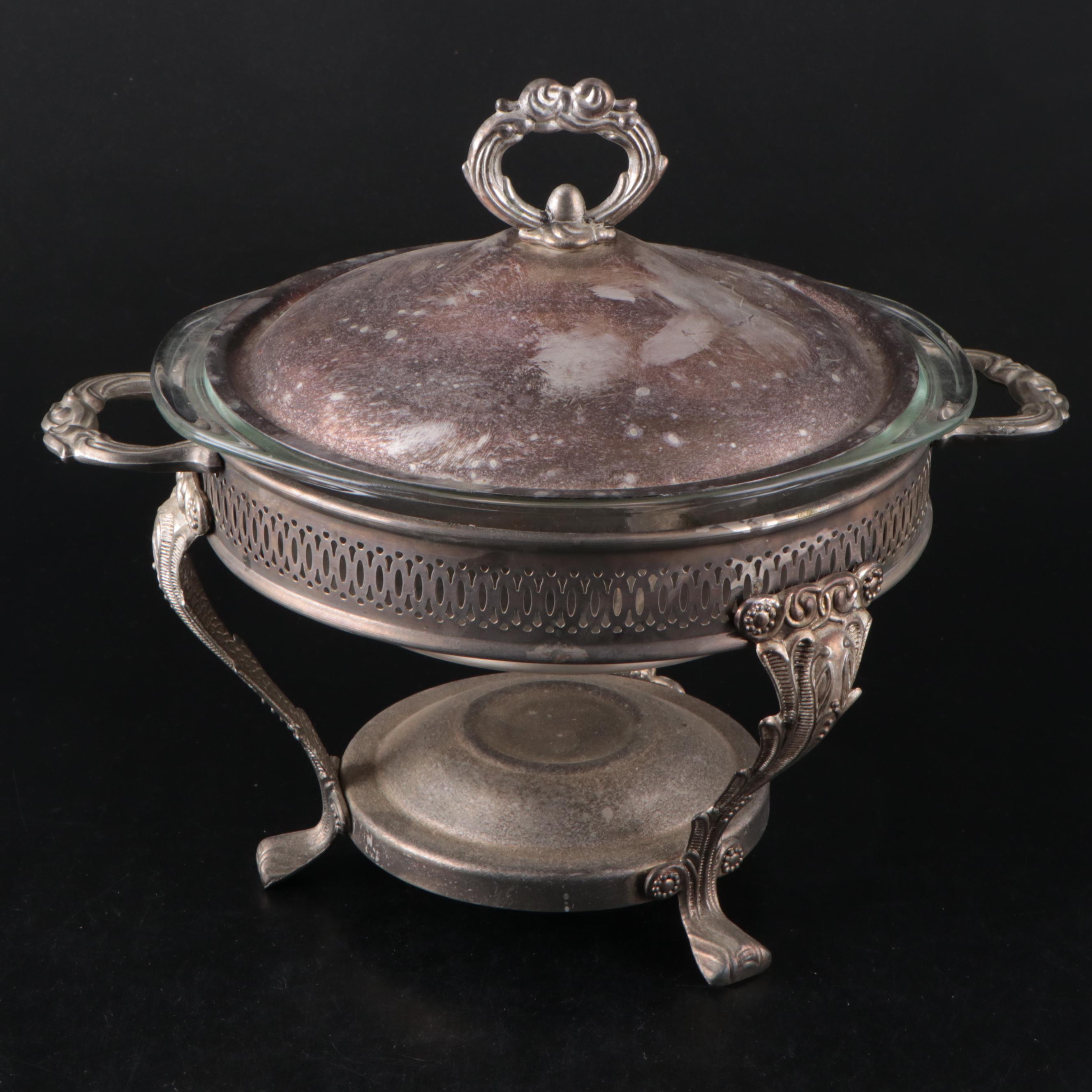 International Silver Co. with Other Silver Plate Chafing and Serving Dishes