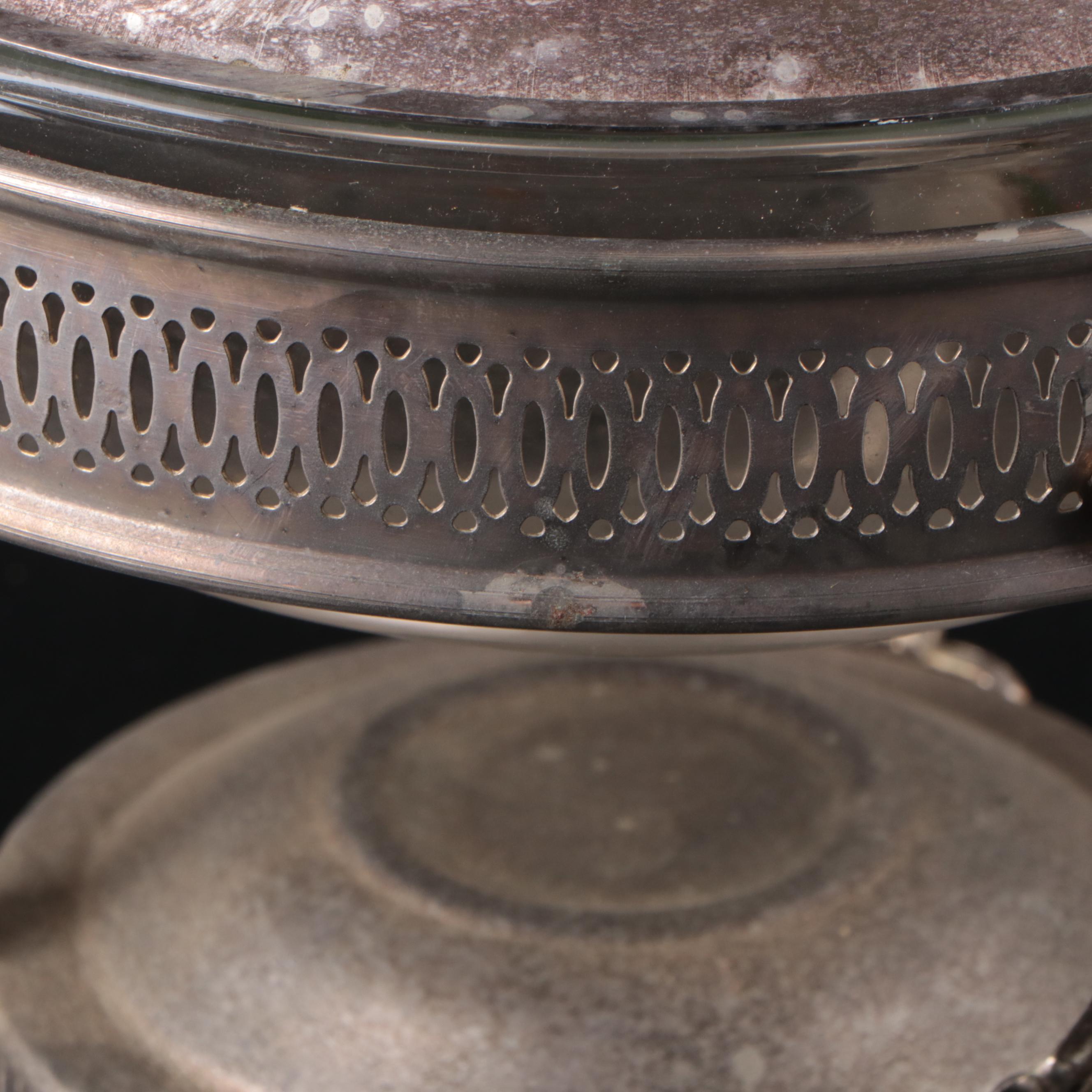 International Silver Co. with Other Silver Plate Chafing and Serving Dishes