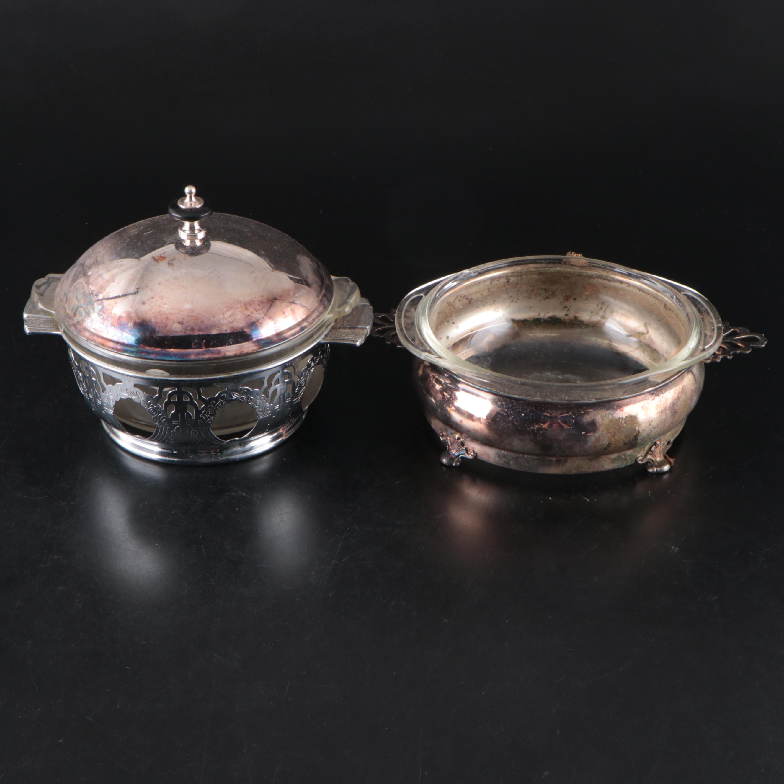 International Silver Co. with Other Silver Plate Chafing and Serving Dishes