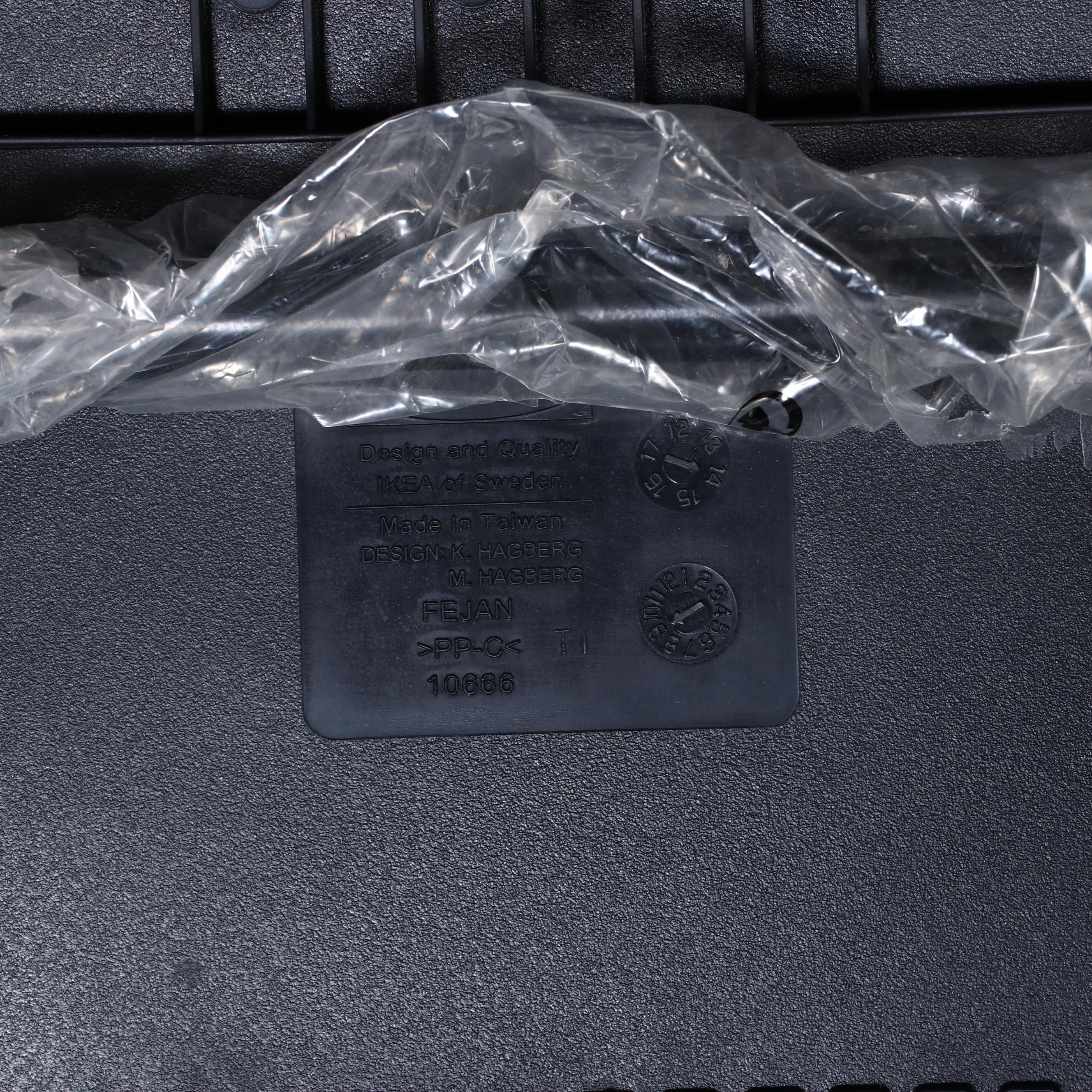 Six IKEA Steel and Plastic Folding Chairs, Incl. "Gund" and "Fejan"