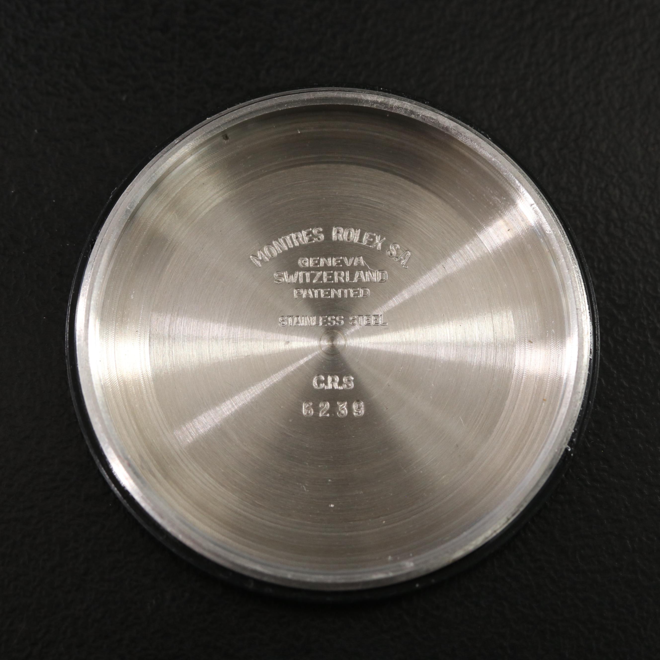 1970 Rolex Daytona 6262 Cosmograph Silver Dial Steel Watch