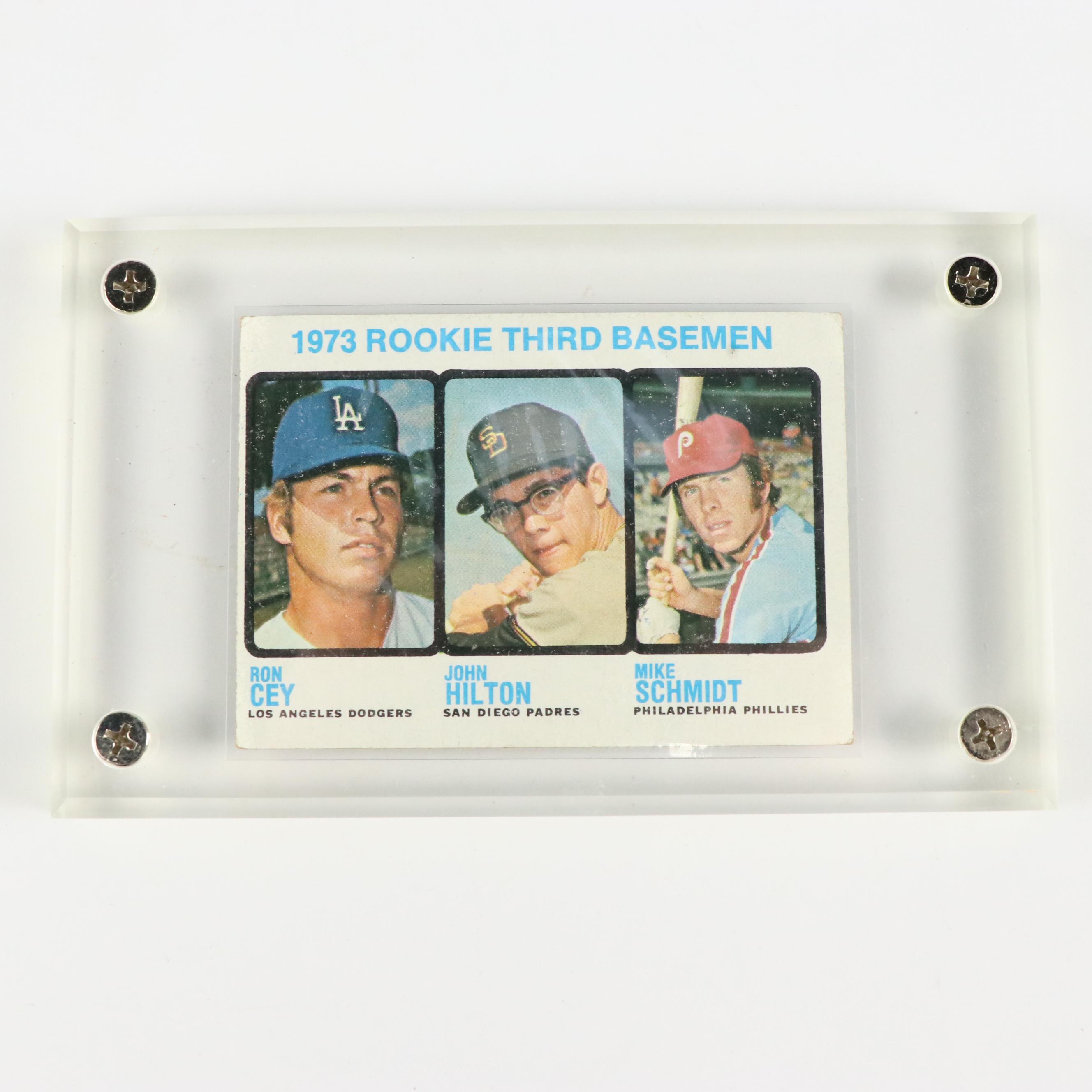 1973 Topps Mike Schmidt Philadelphia Phillies Rookie Baseball Card with More