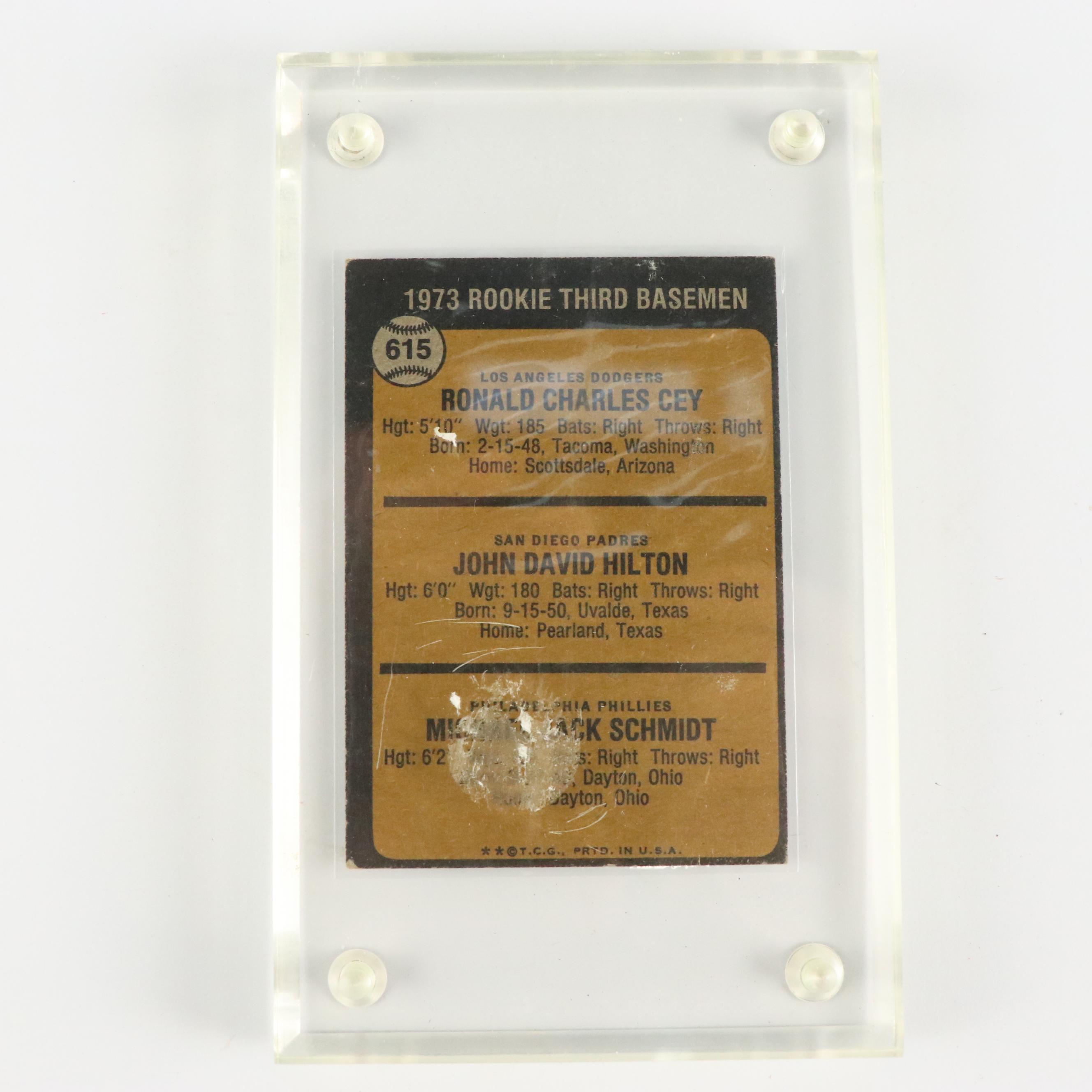 1973 Topps Mike Schmidt Philadelphia Phillies Rookie Baseball Card with More