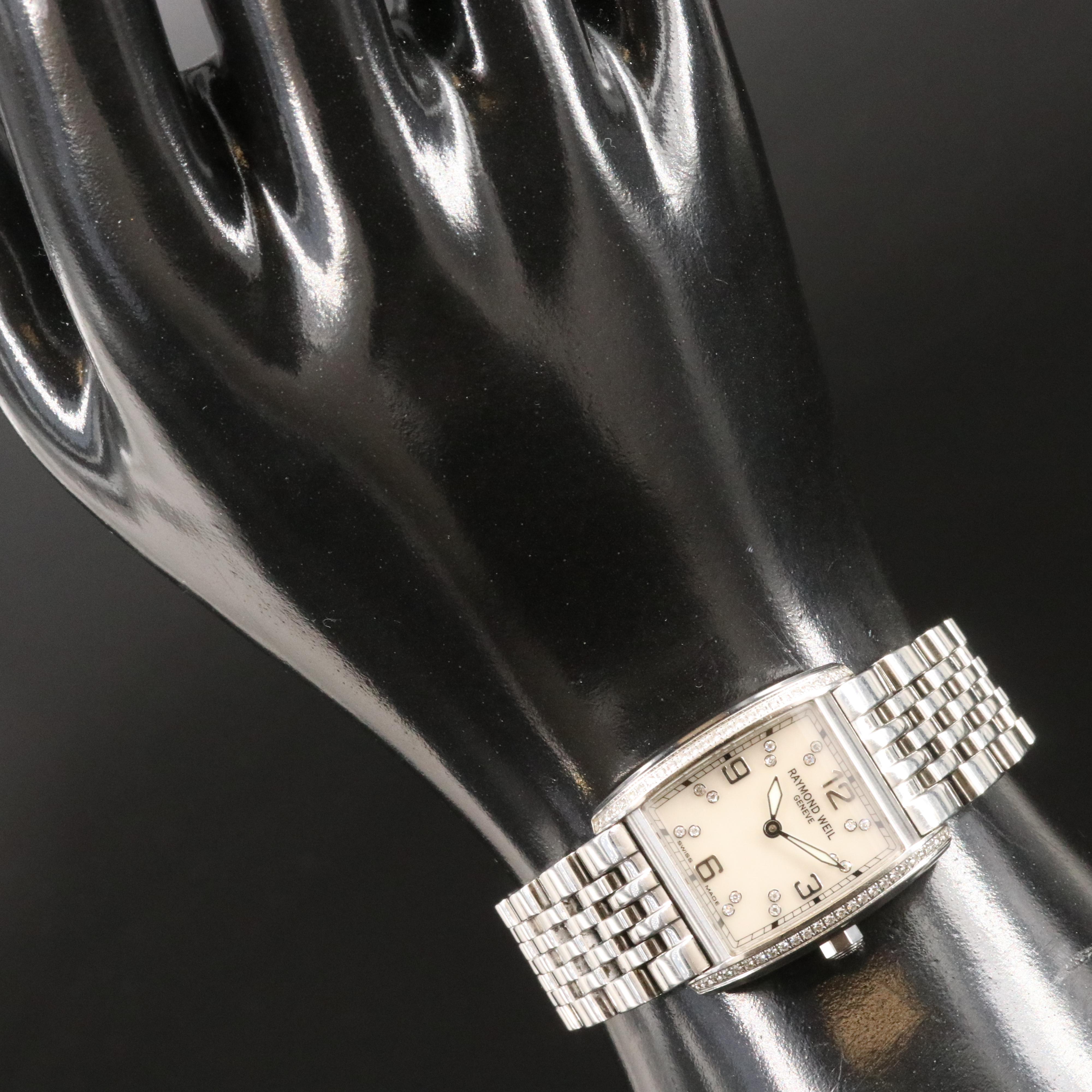 Raymond Weil Don Giovanni Diamond Mother-of-Pearl Steel Quartz Watch