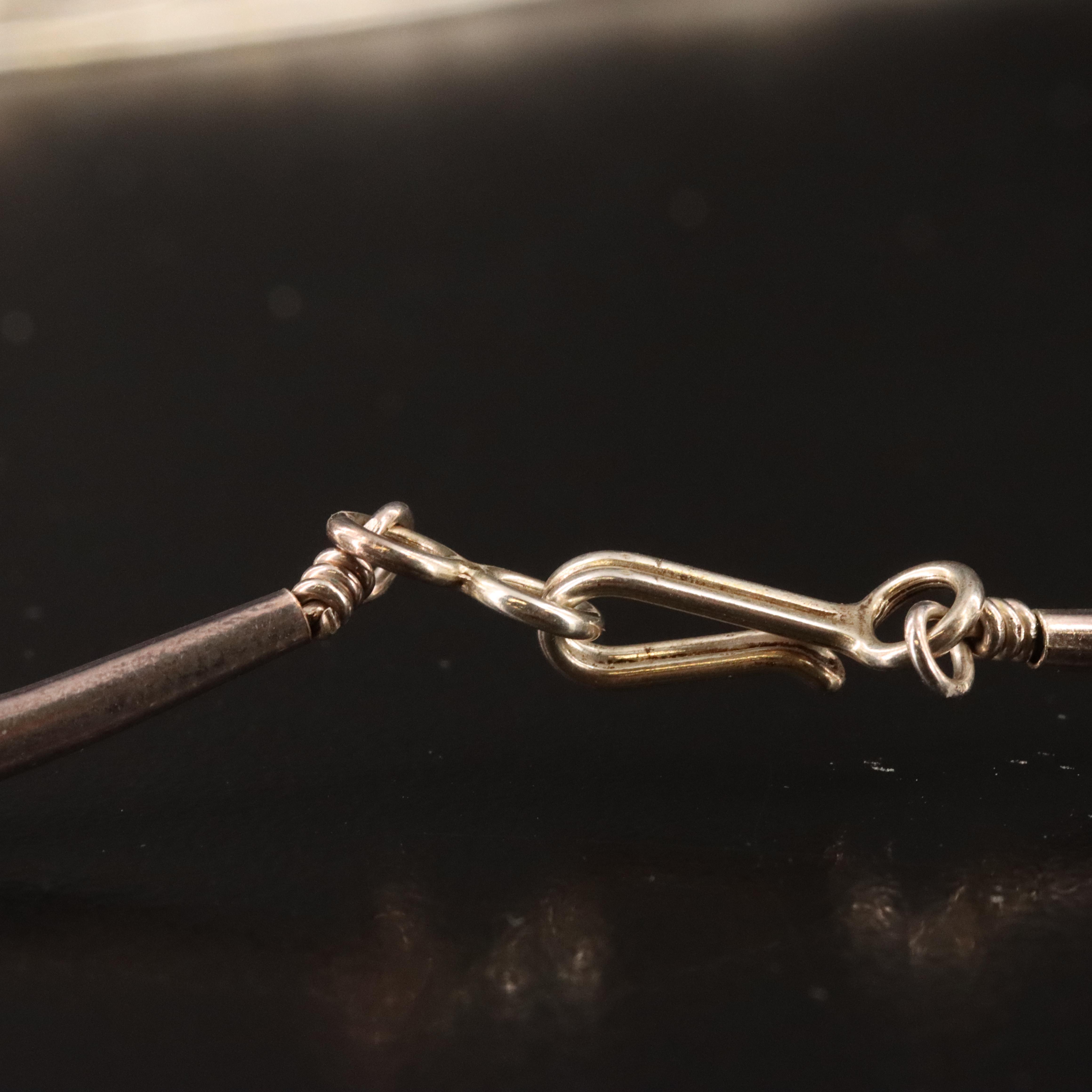 Sterling Liquid Silver 30 Strand Necklace