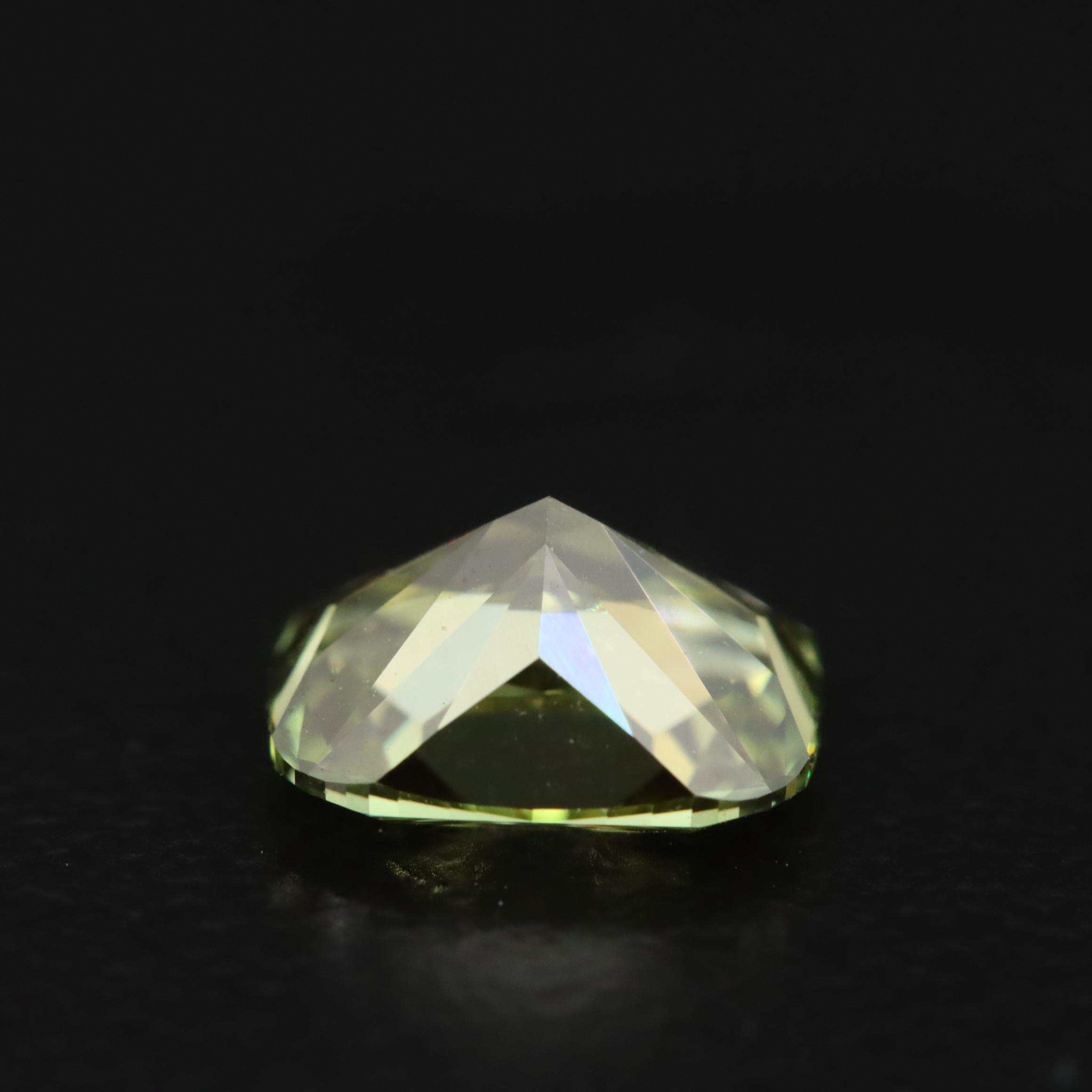 Loose 1.74 CT Fancy Vivid Green Lab Grown Diamond with IGI Report