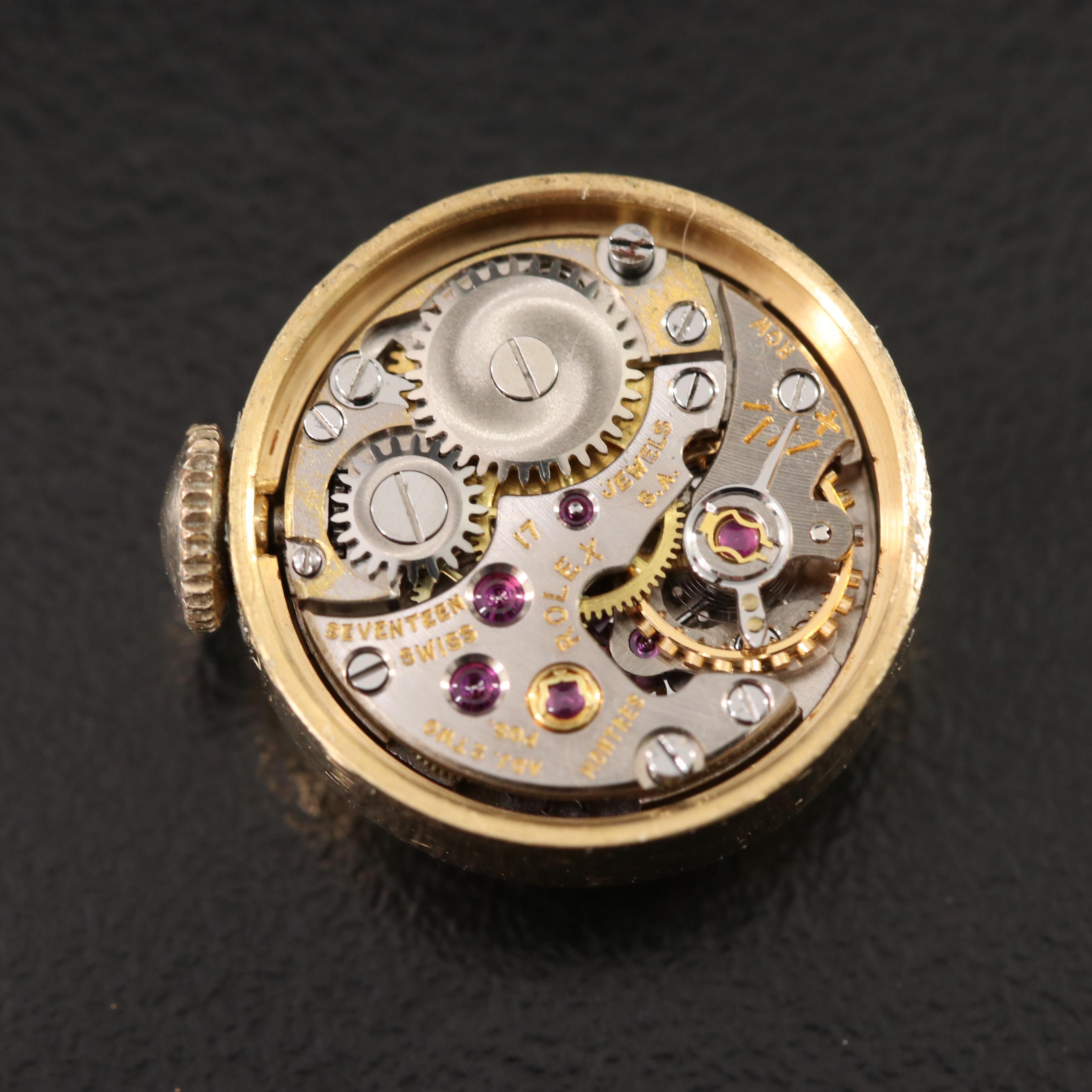 Vintage 18K Rolex Chameleon Watch