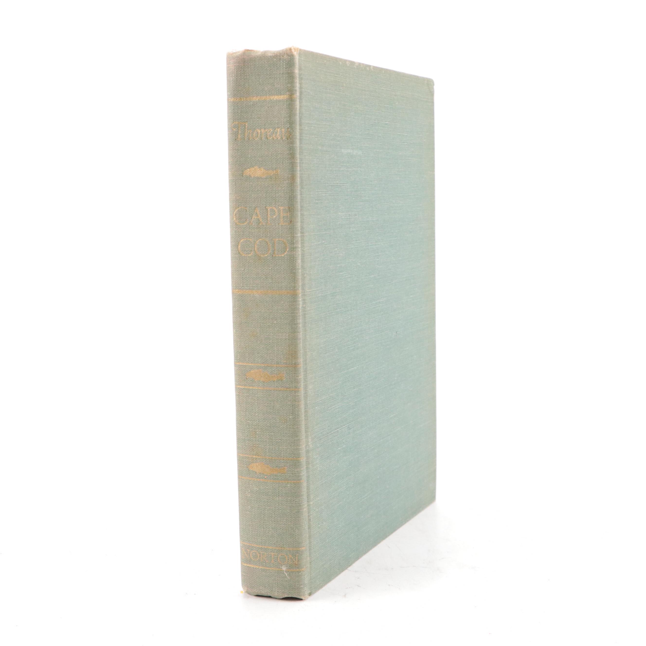 "Cape Cod" by Henry David Thoreau and More Books, Mid-20th Century