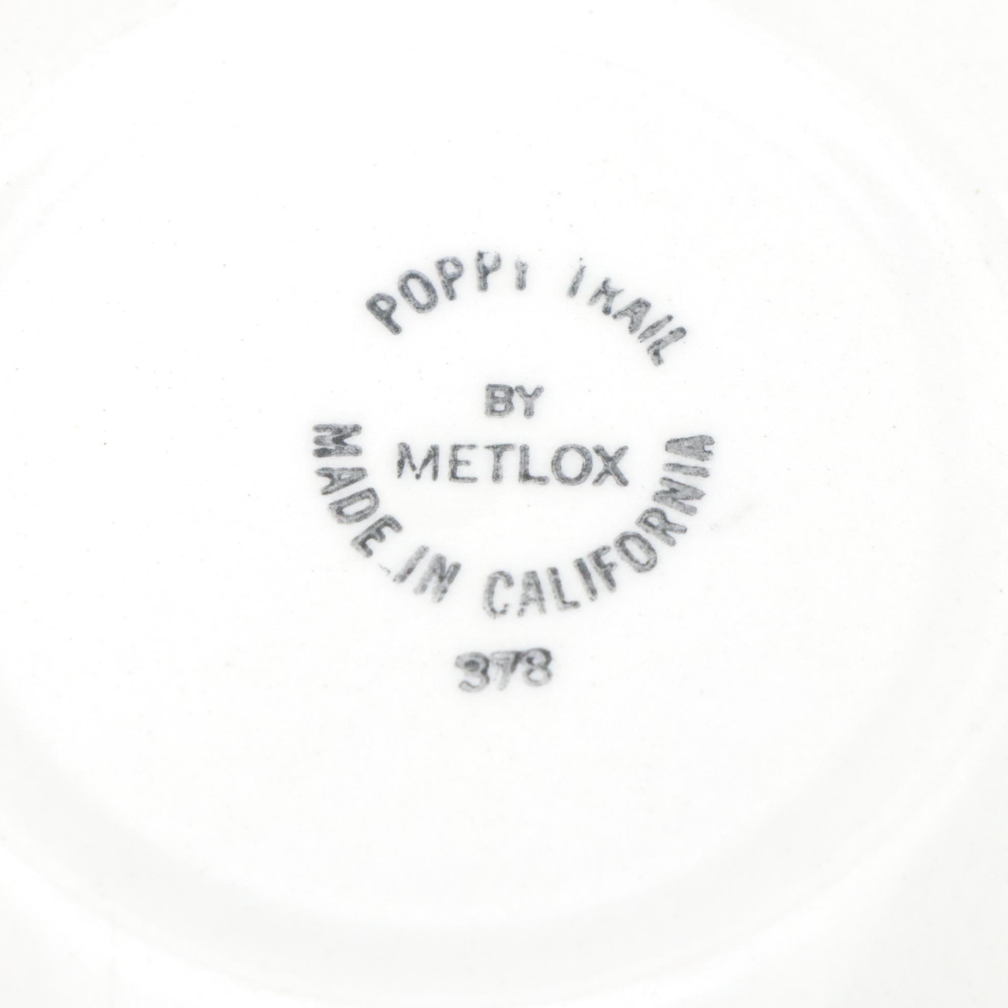 Poppy Trail "Sculptured Grape" Cups, Saucers and More