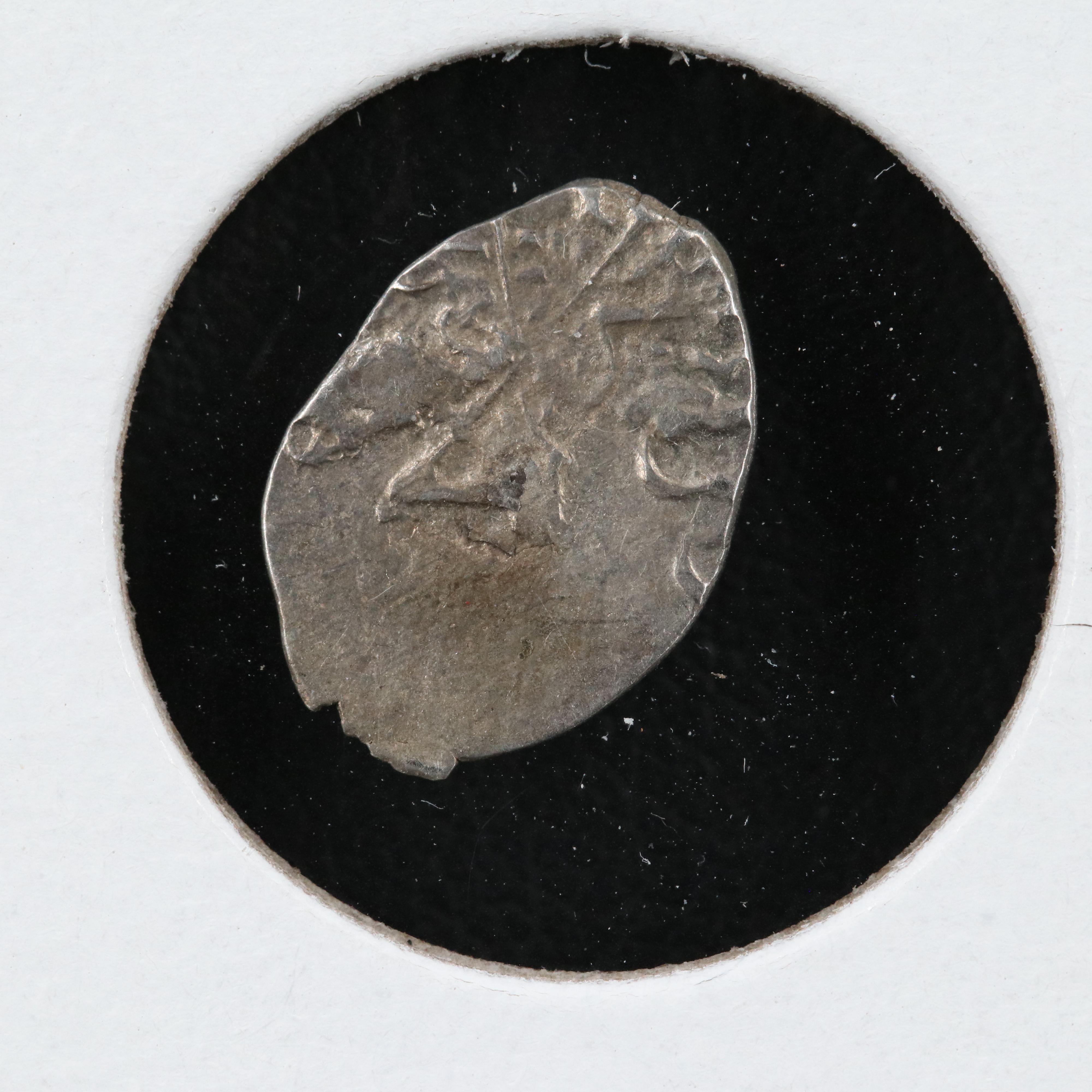 Sixteen Russian Silver "Wire Money" Coins, ca. 1500 to 1700