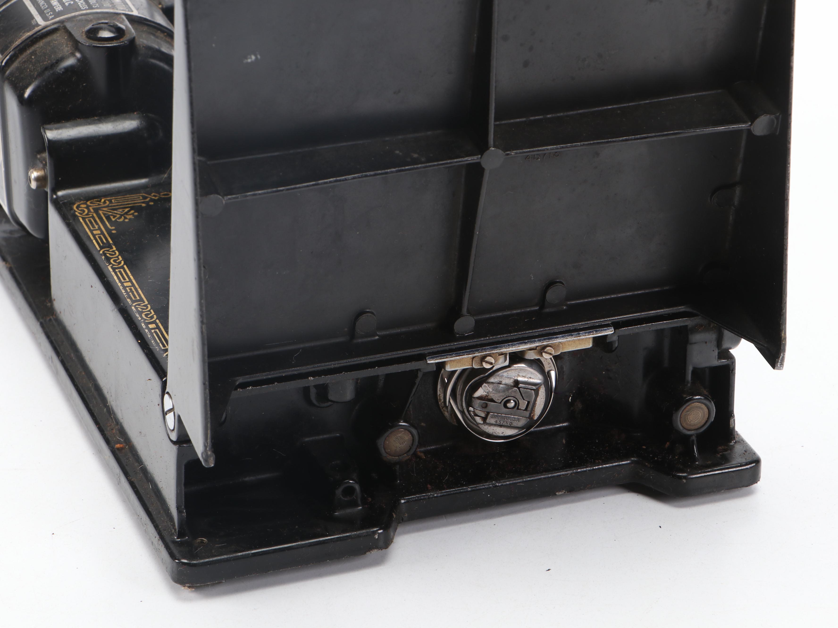 Singer 221-1 Featherweight Electric Sewing Machine, 1934