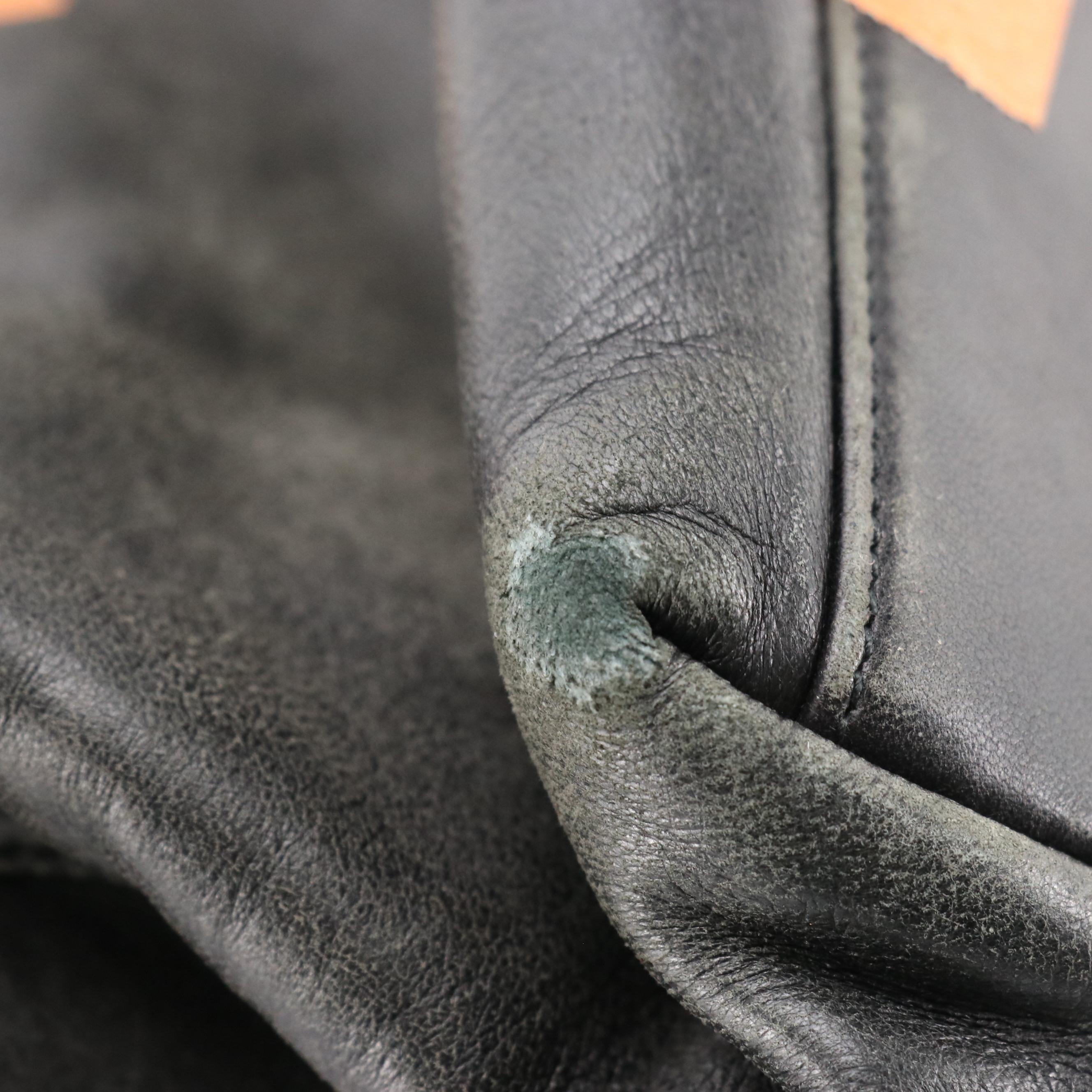 Prada Shoulder Bag in Black Calfskin Leather with Black Resin Arc Handle