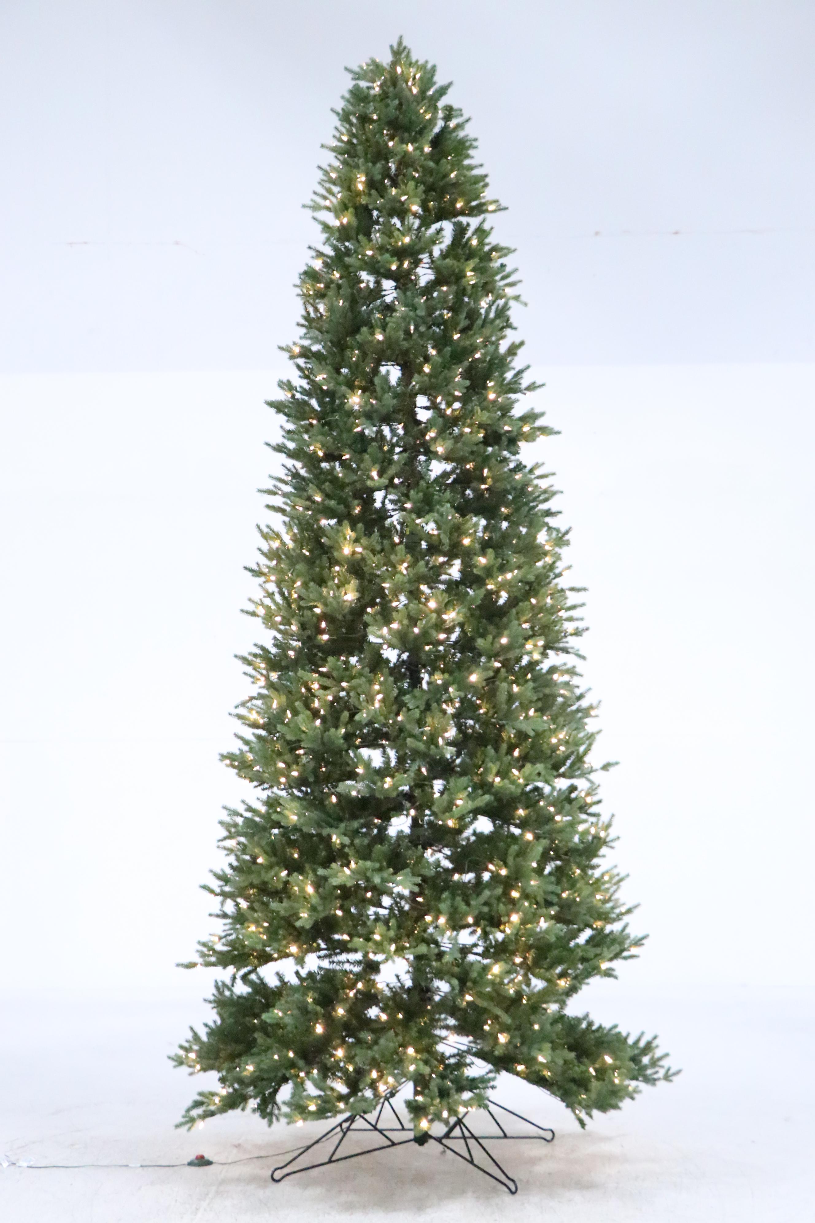 General Electric 12' Pre-Lit "Just Cut Aspen Fir" Artificial Christmas Tree