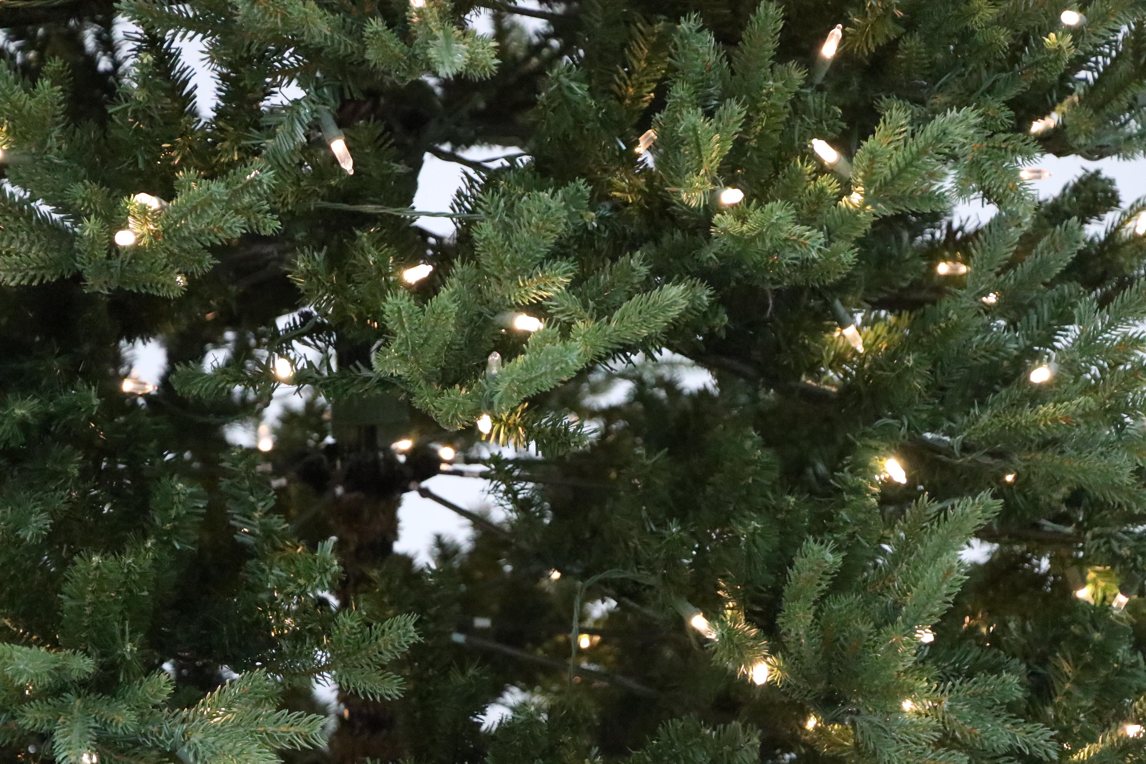 General Electric 12' Pre-Lit "Just Cut Aspen Fir" Artificial Christmas Tree