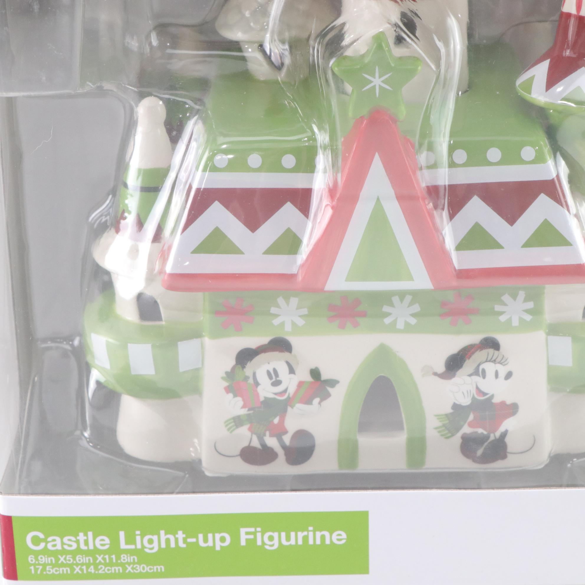 Walt Disney Collection Featuring Disney Parks Castle Light Up Figurine