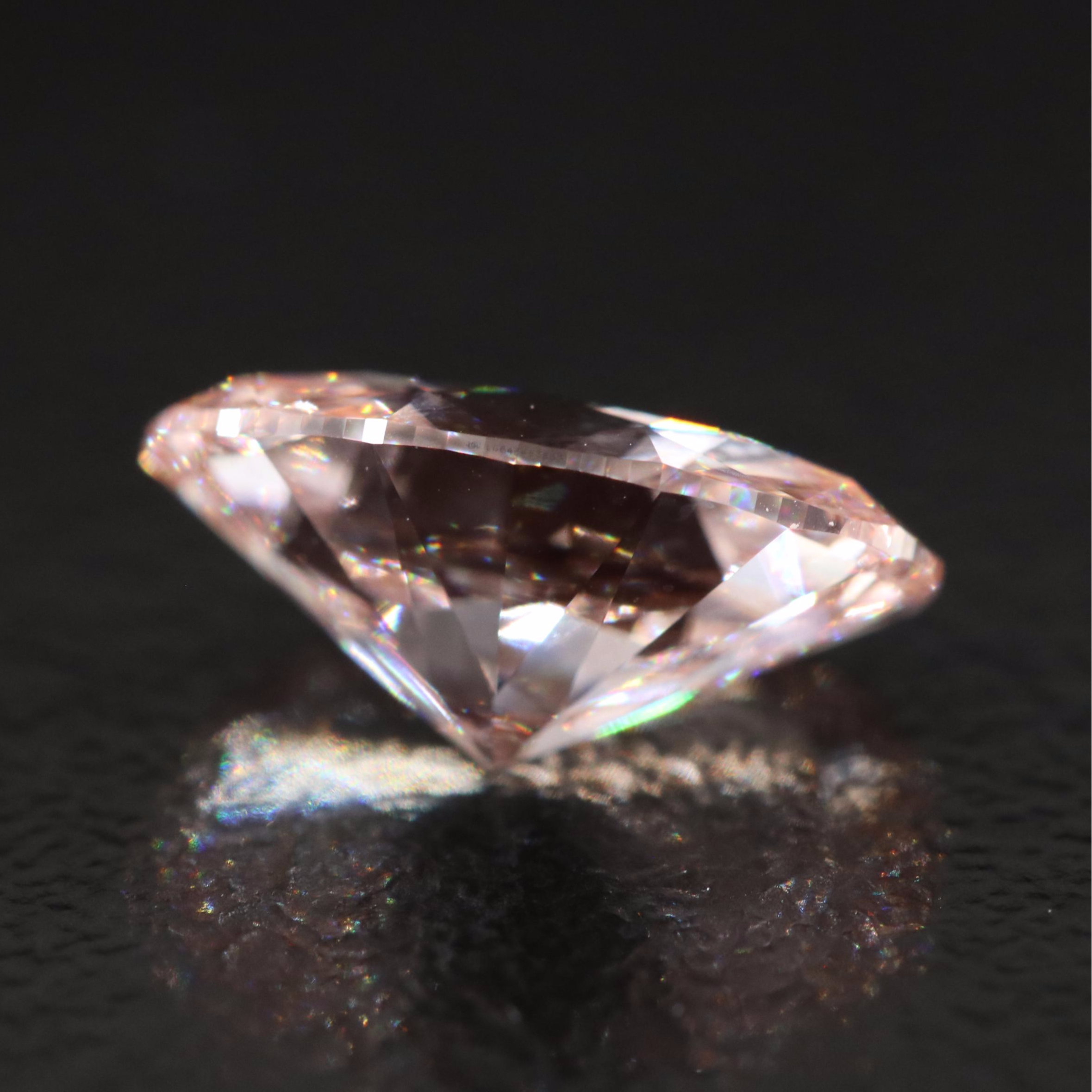 Loose 1.71 CT Fancy Intense Pink Lab Grown Diamond with IGI Report