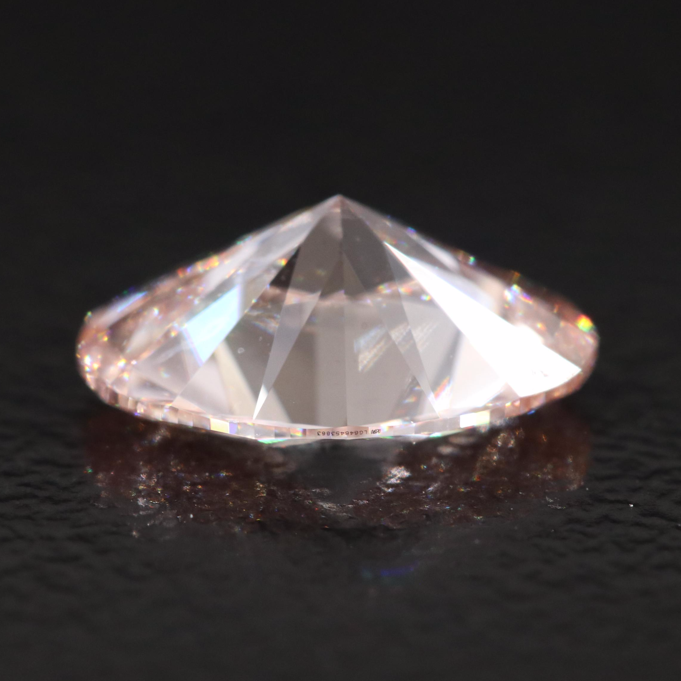 Loose 1.71 CT Fancy Intense Pink Lab Grown Diamond with IGI Report
